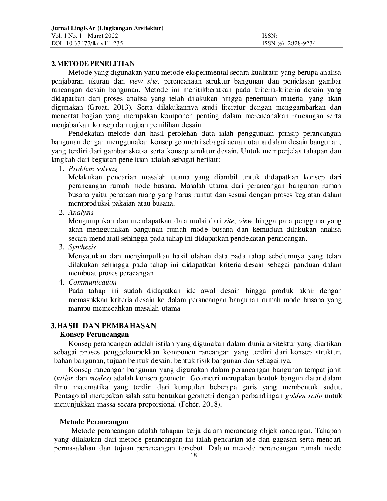 JURIS Rumah Mode Busana dengan Konsep Pentagonal di Surabaya