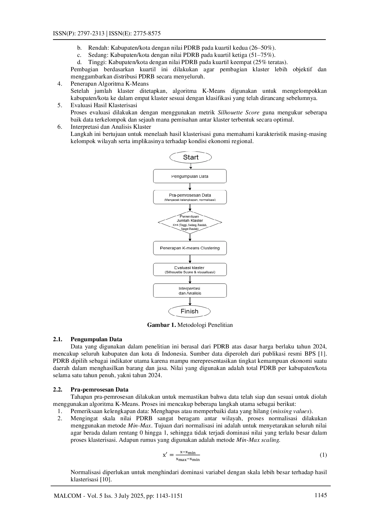 JURIS Pengelompokan Kabupaten di Indonesia untuk Pemetaan Pendapatan Daerah Menggunakan Algoritma K Means