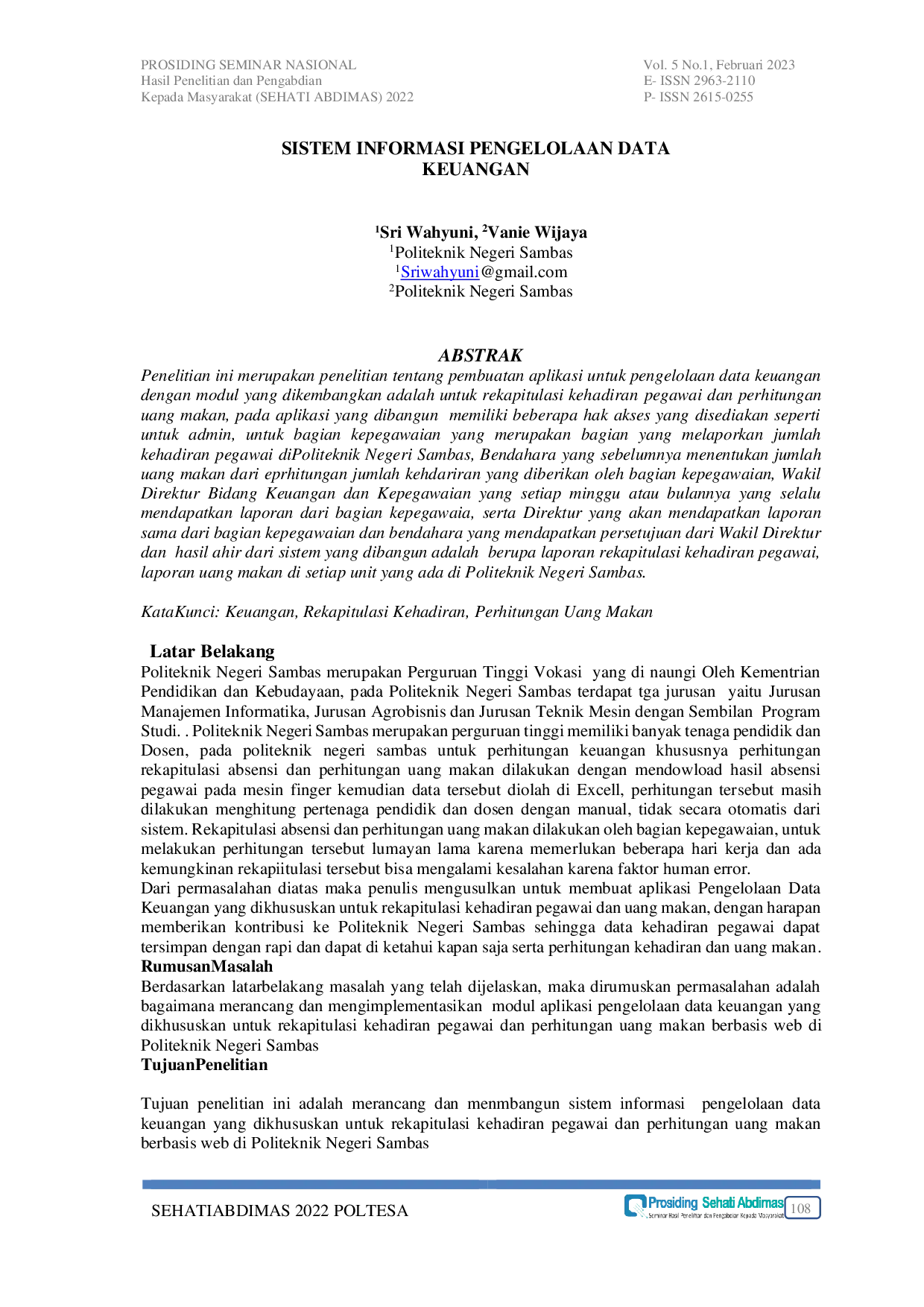 JURIS Sistem Informasi Pengelolaan Data Keuangan