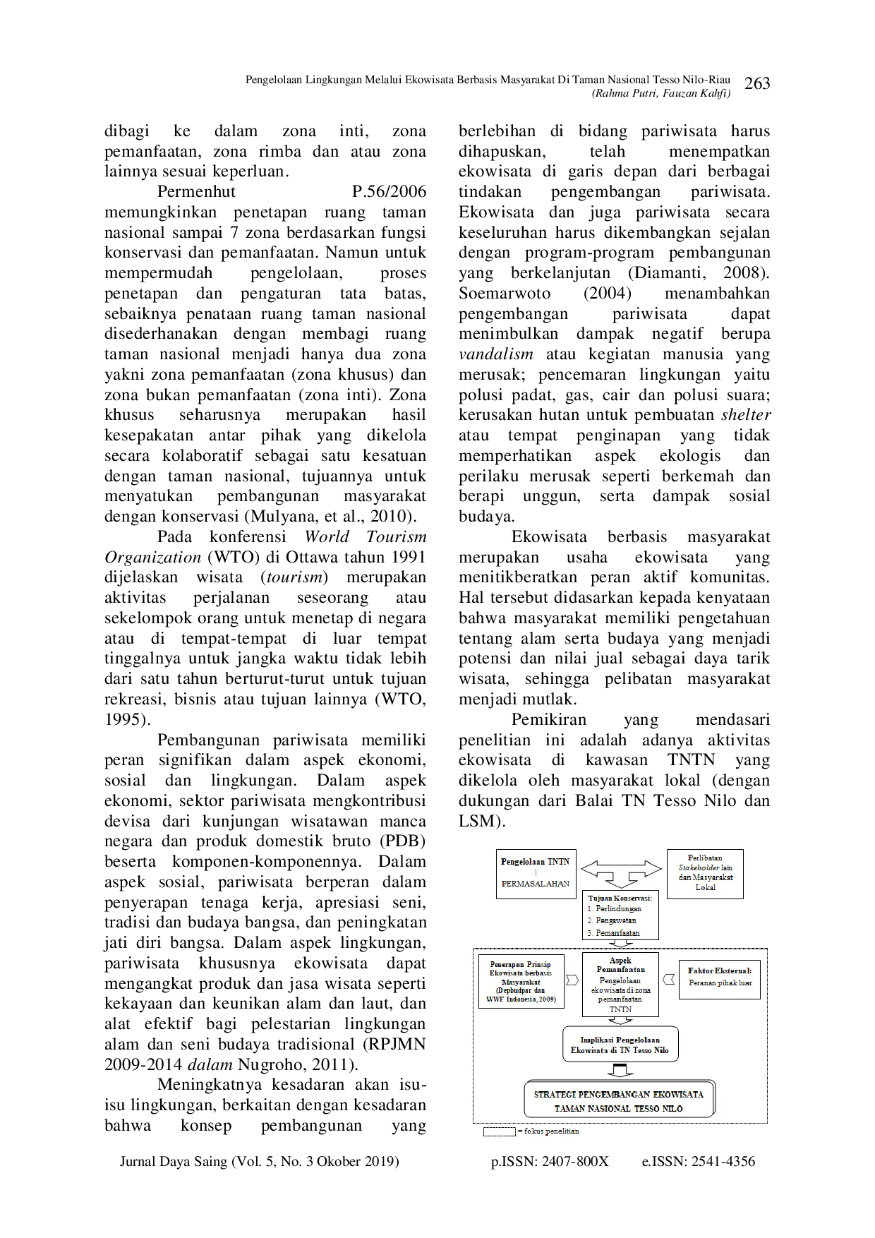 juris Pengelolaan Lingkungan Melalui Ekowisata Berbasis Masyarakat Di Taman Nasional Tesso Nilo Riau