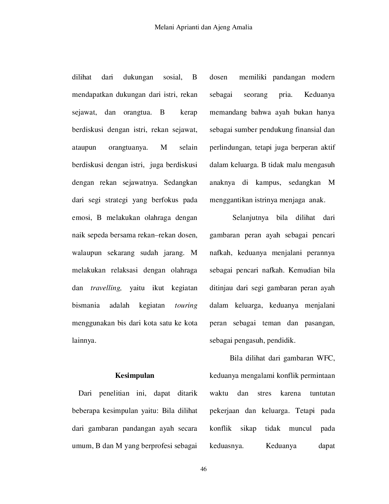 JURIS Gambaran Work Family Conflict Dan Strategi Coping Pada Dosen Pria