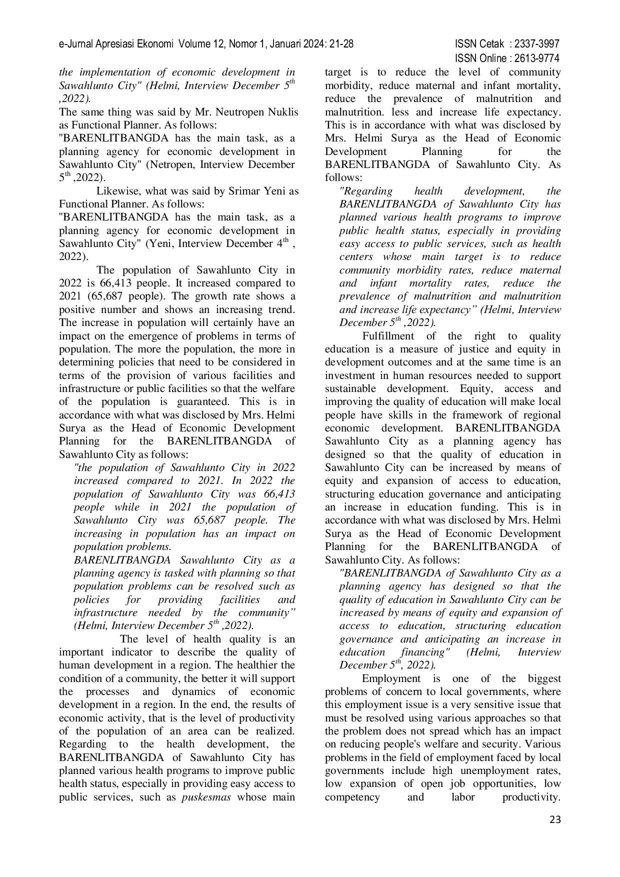 JURIS The Role of the Regional Development Agency in the Economic Development