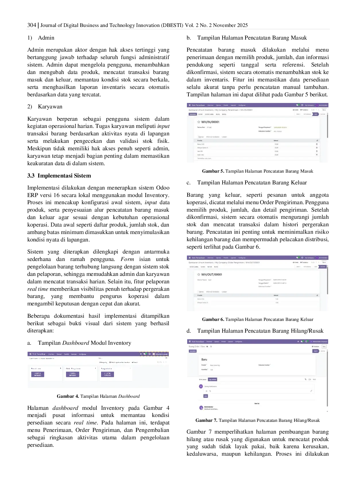 JURIS Digitalisasi Sistem Manajamen Inventaris Koperasi Berbasis Aplikasi Odoo