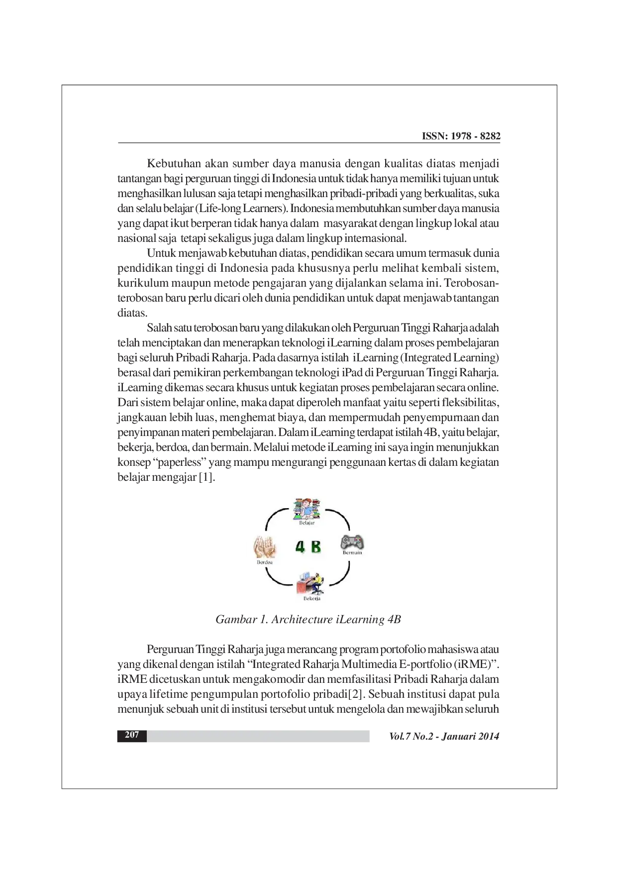 JURIS Penerapan Sistem Integrated Raharja Multimedia E Portfolio iRME CV Online Pada Perguruan Tinggi Raharja