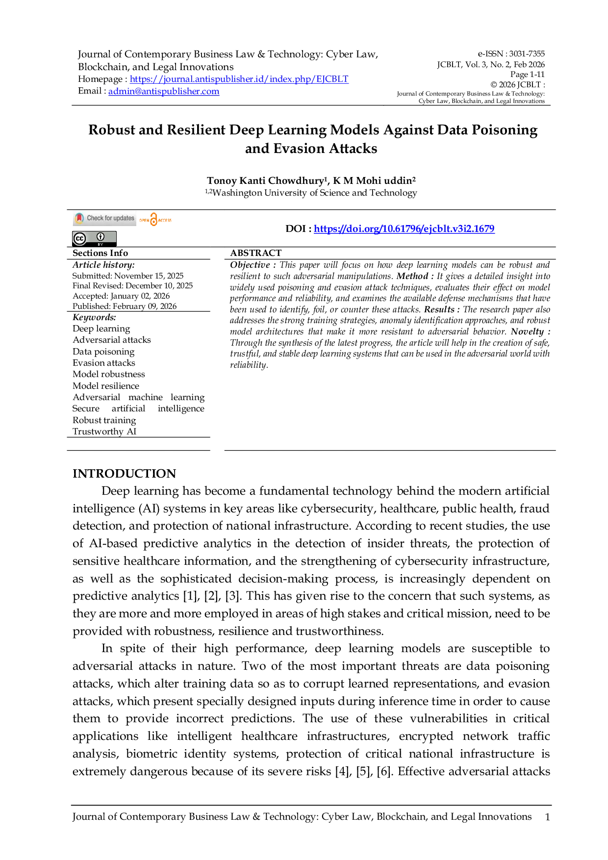 JURIS Robust and Resilient Deep Learning Models Against Data Poisoning and Evasion Attacks