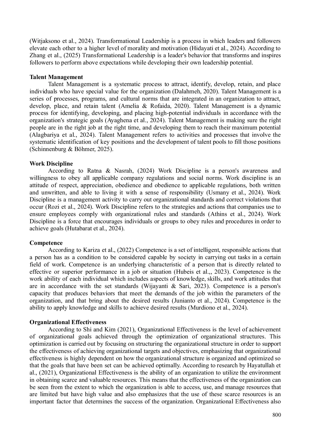 JURIS Pengaruh Kepemimpinan Transformasional Manajemen Talenta dan Disiplin Kerja Terhadap Efektivitas Organisasi Melalui Kompetensi