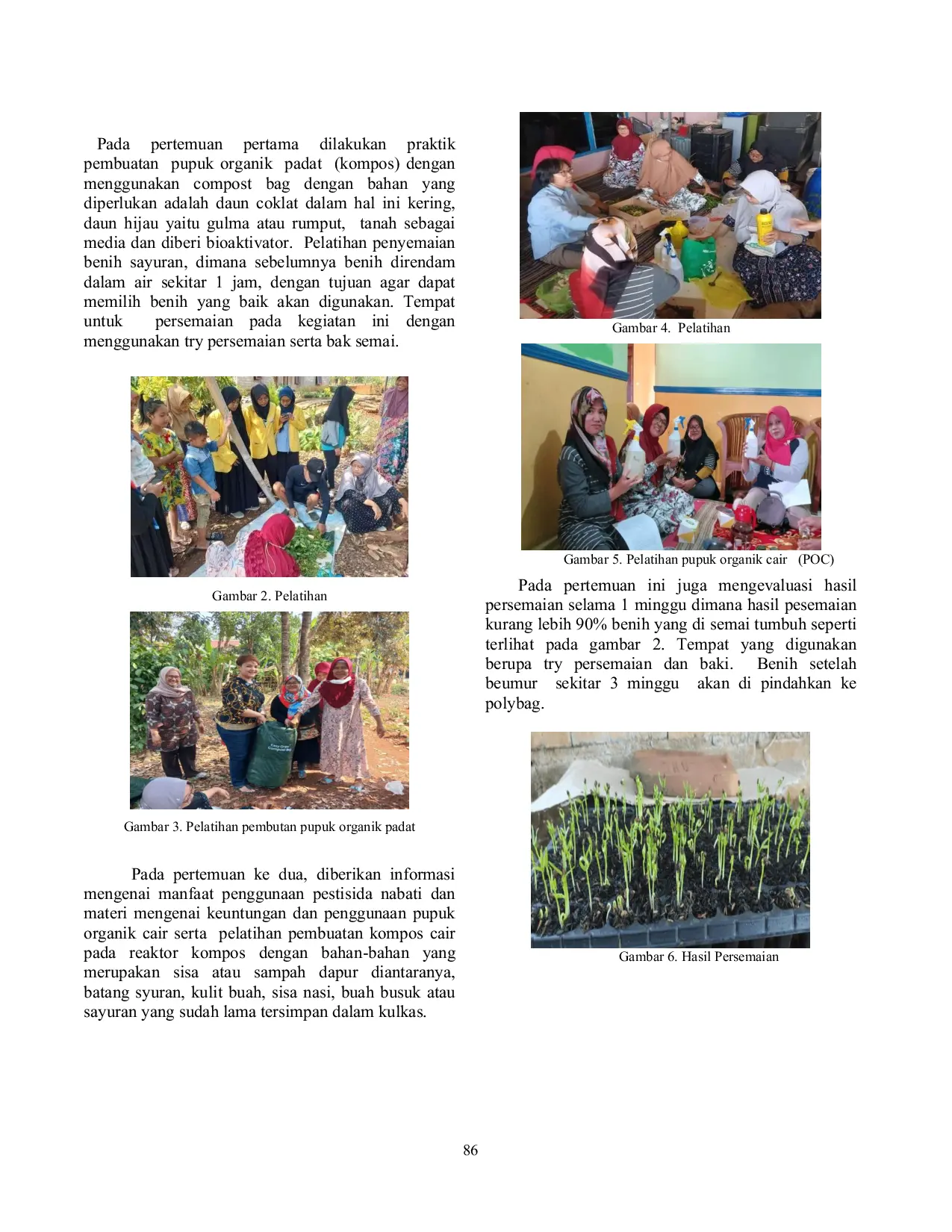 JURIS Pemberdayaan Ibu Ibu PKK dalam Pembuatan Pupuk Organik untuk Mendukung Urban Farming di Kelurahan Kalirejo Kecamatan Gunungpati Kota Semarang