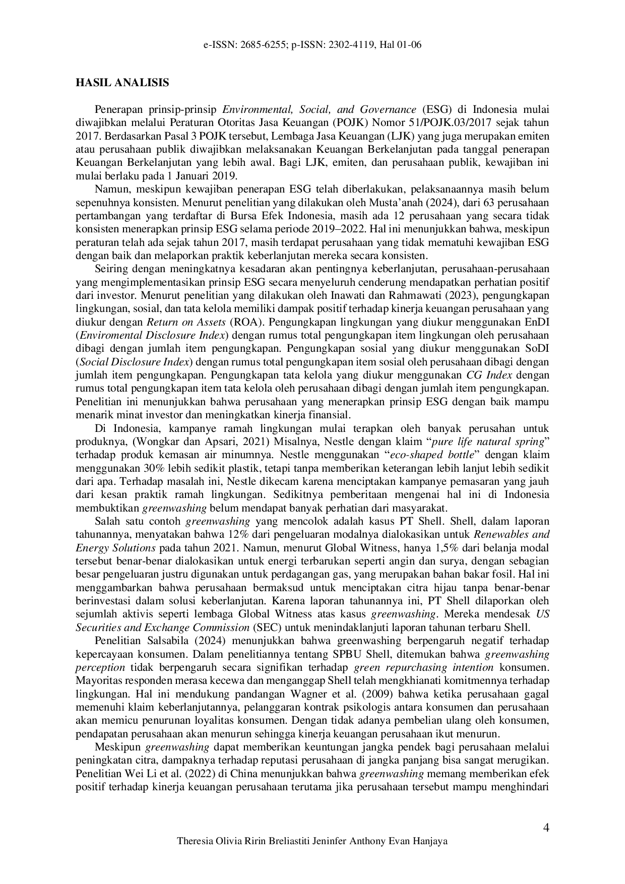 JURIS Mewaspadai Praktik Greenwashing Dalam Implementasi ESG