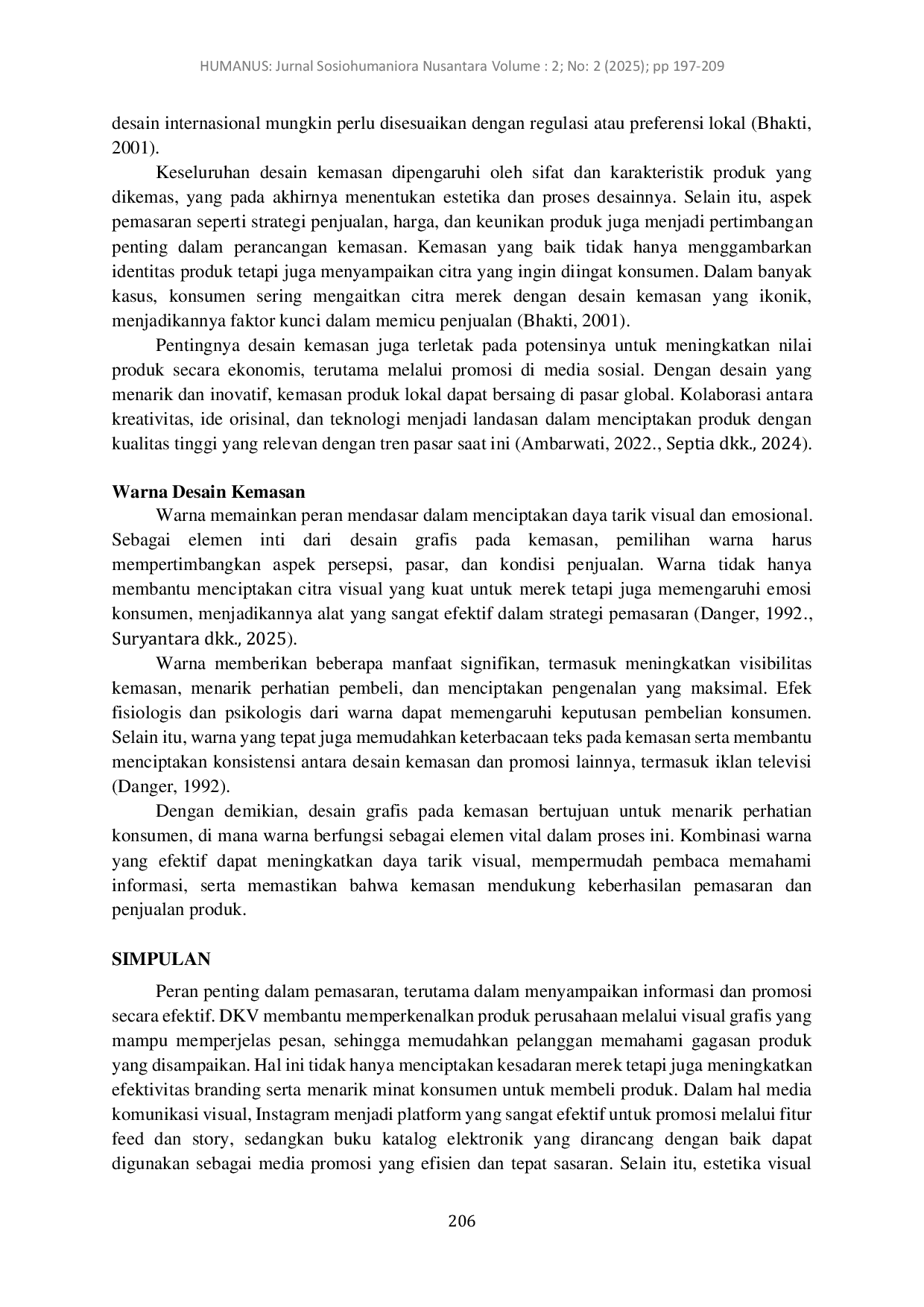 JURIS Pengaruh Desain Komunikasi Visual Dalam Meningkatkan Keberhasilan Pemasaran Produk Di Era Digital