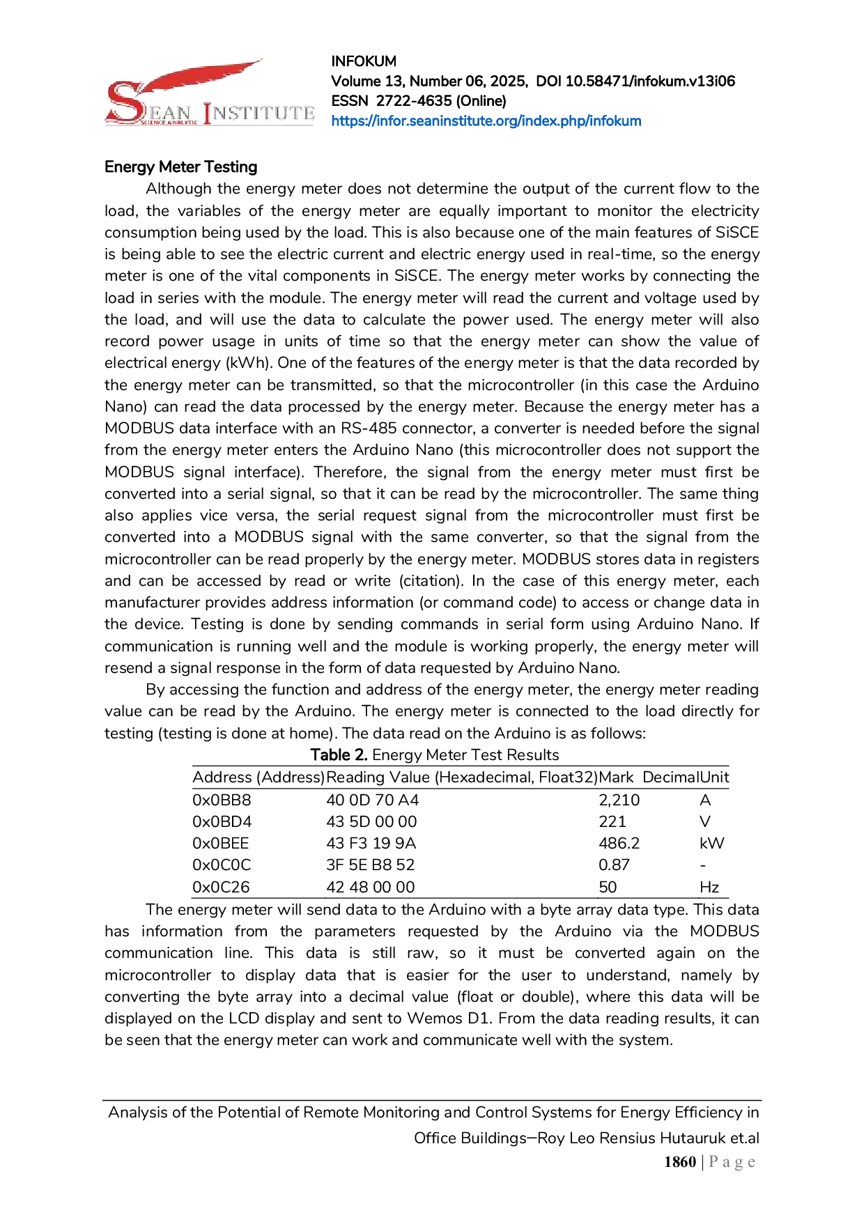 JURIS Analysis of the Potential of Remote Monitoring and Control Systems for Energy Efficiency in Office Buildings