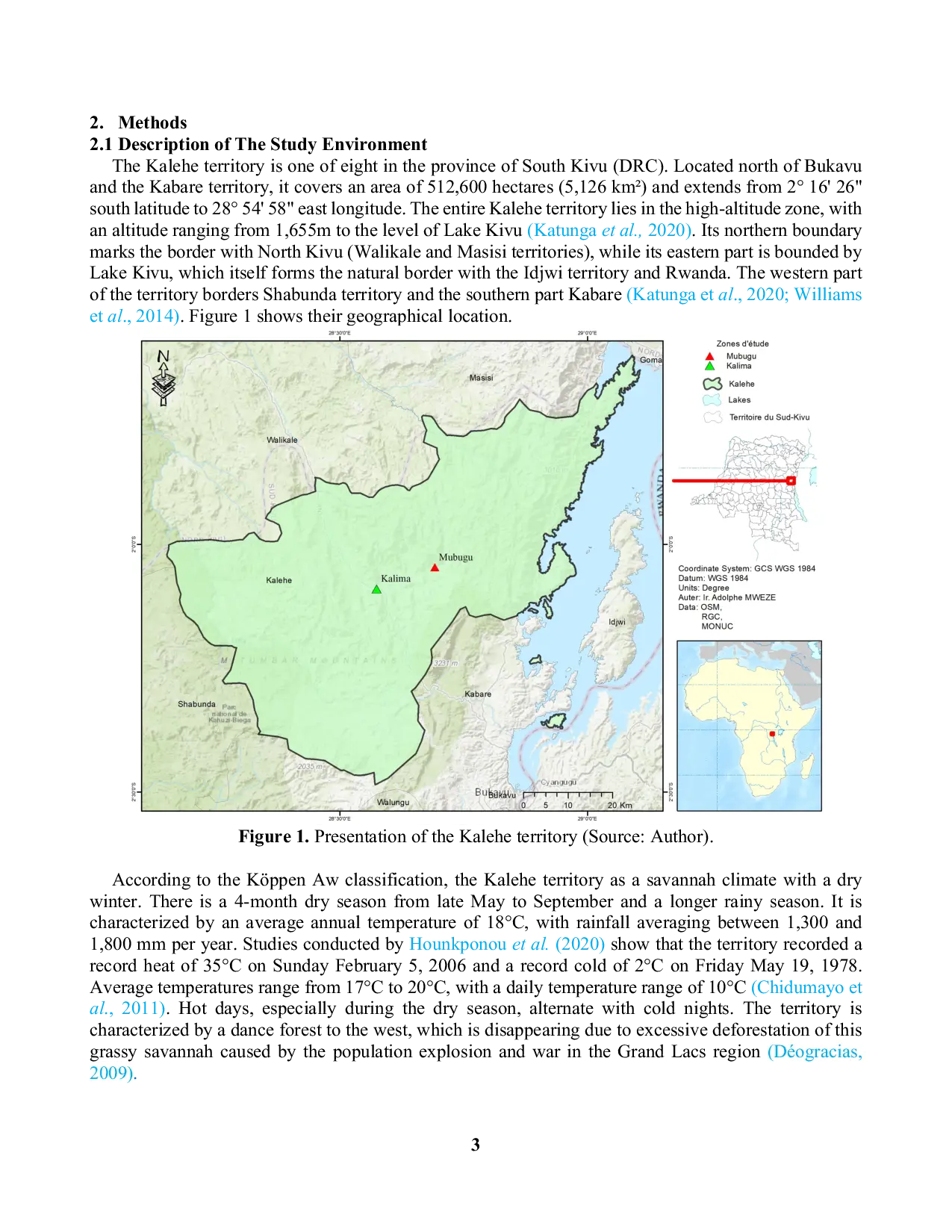 JURIS Incidence and Severity of African Cassava Mosaic in Mubugu and Kalima Fields in Kalehe Territory Eastern Democratic Republic of Congo