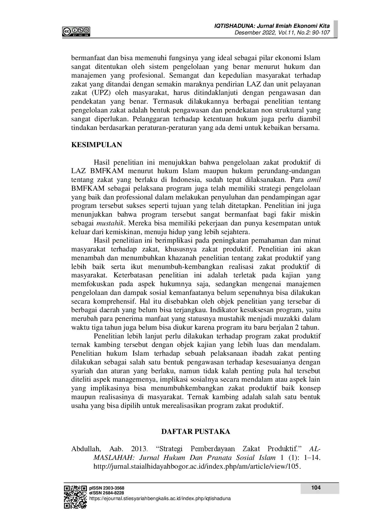 juris Pengelolaan Zakat Produktif Ternak Kambing Dalam Perspektif Hukum Islam