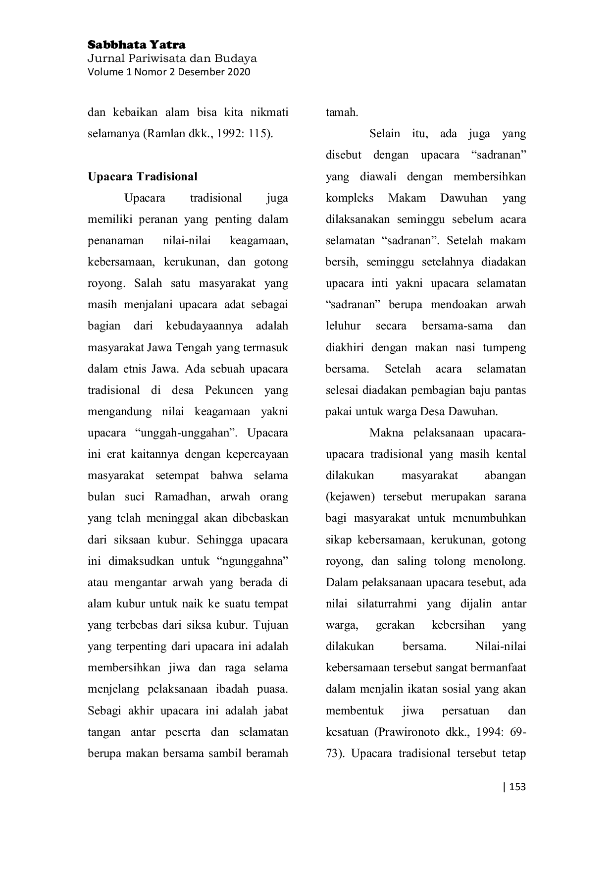 JURIS Sastra Lisan Sebagai Refleksi Kearifan Lokal Dalam Menjaga Sikap Perilaku dan Etika