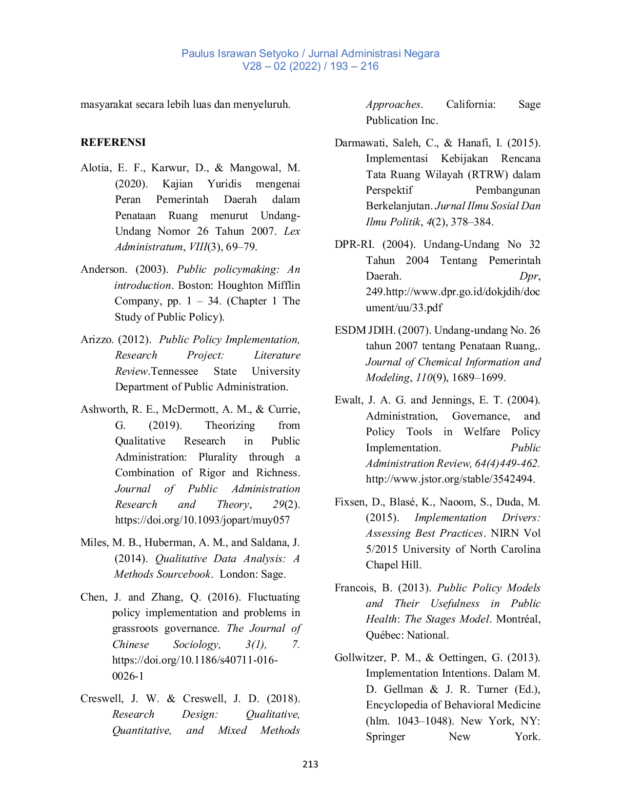 JURIS Implementasi Peraturan Daerah Kabupaten Banyumas Nomor 6 Tahun 2019 Tentang Rencana Detail Tata Ruang Kawasan Perkotaan Purwokerto