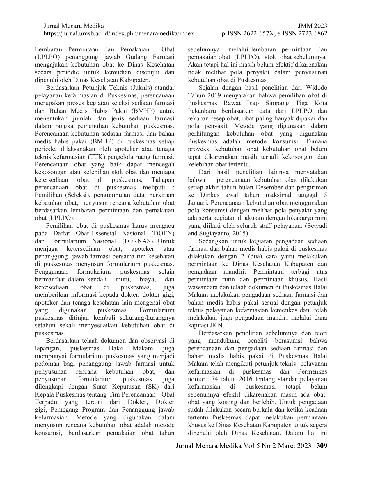 JURIS Metode Analytical Hierarchy Process AHP dan Borda dalam Perencanaan dan Pengadaan Obat di Puskesmas