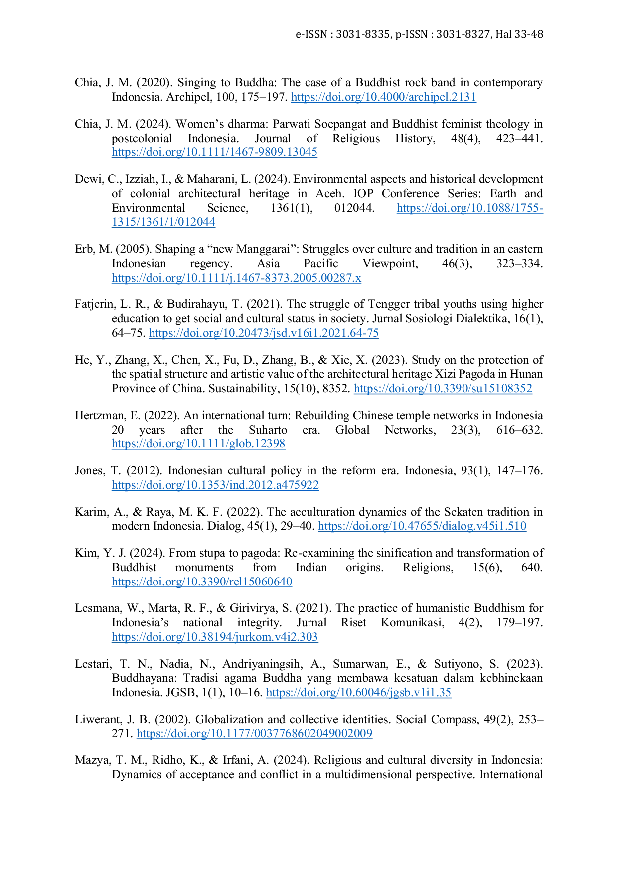 JURIS Kebangkitan Agama Buddha Pascakemerdekaan Indonesia Studi Historis dan Kultural Vihara Buddhagaya Watugong