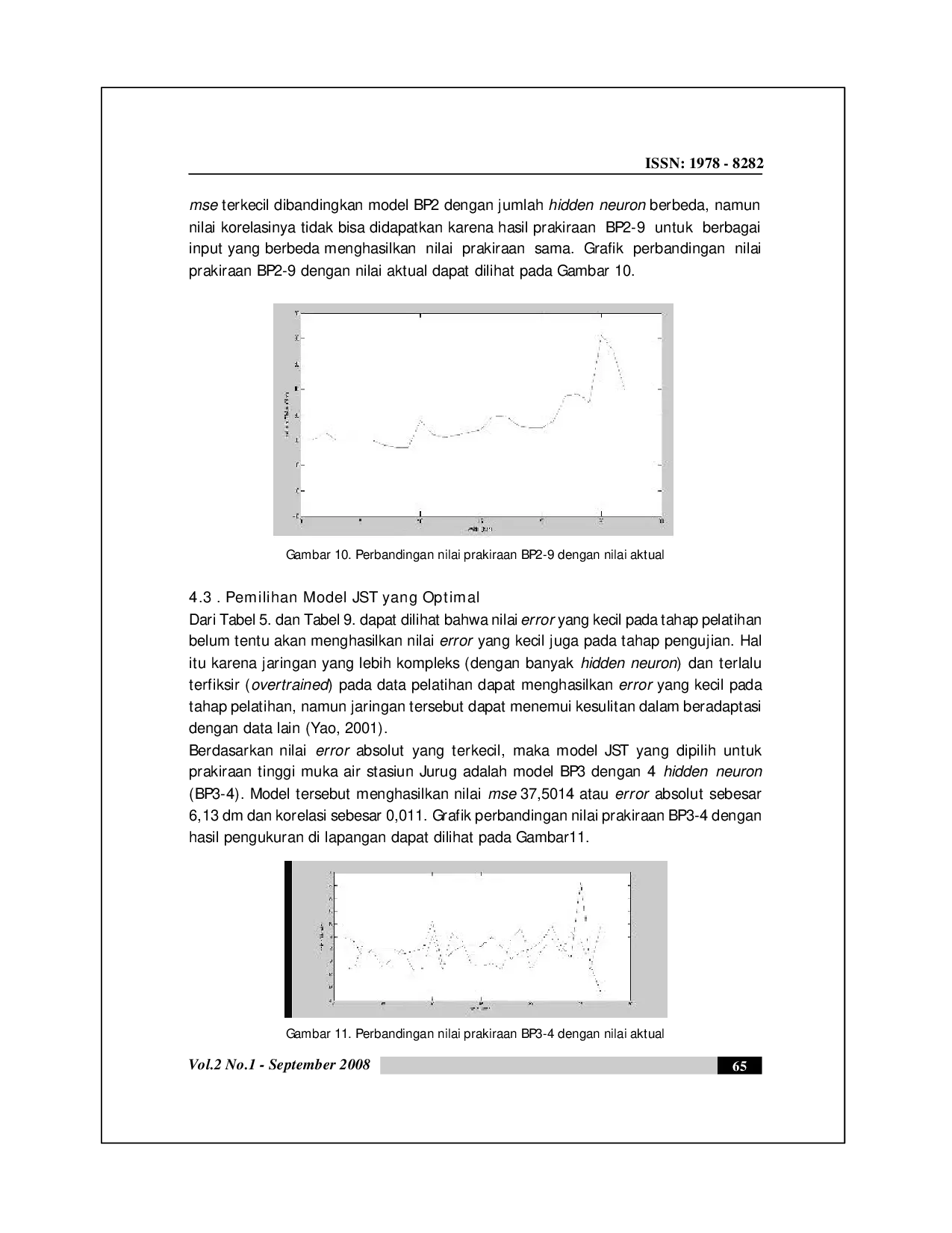 JURIS Pengembangan Model Jaringan Syaraf Tiruan untuk Prakiraan Tinggi Muka Air Harian Sungai Bengawan Solo Stasiun Jurug