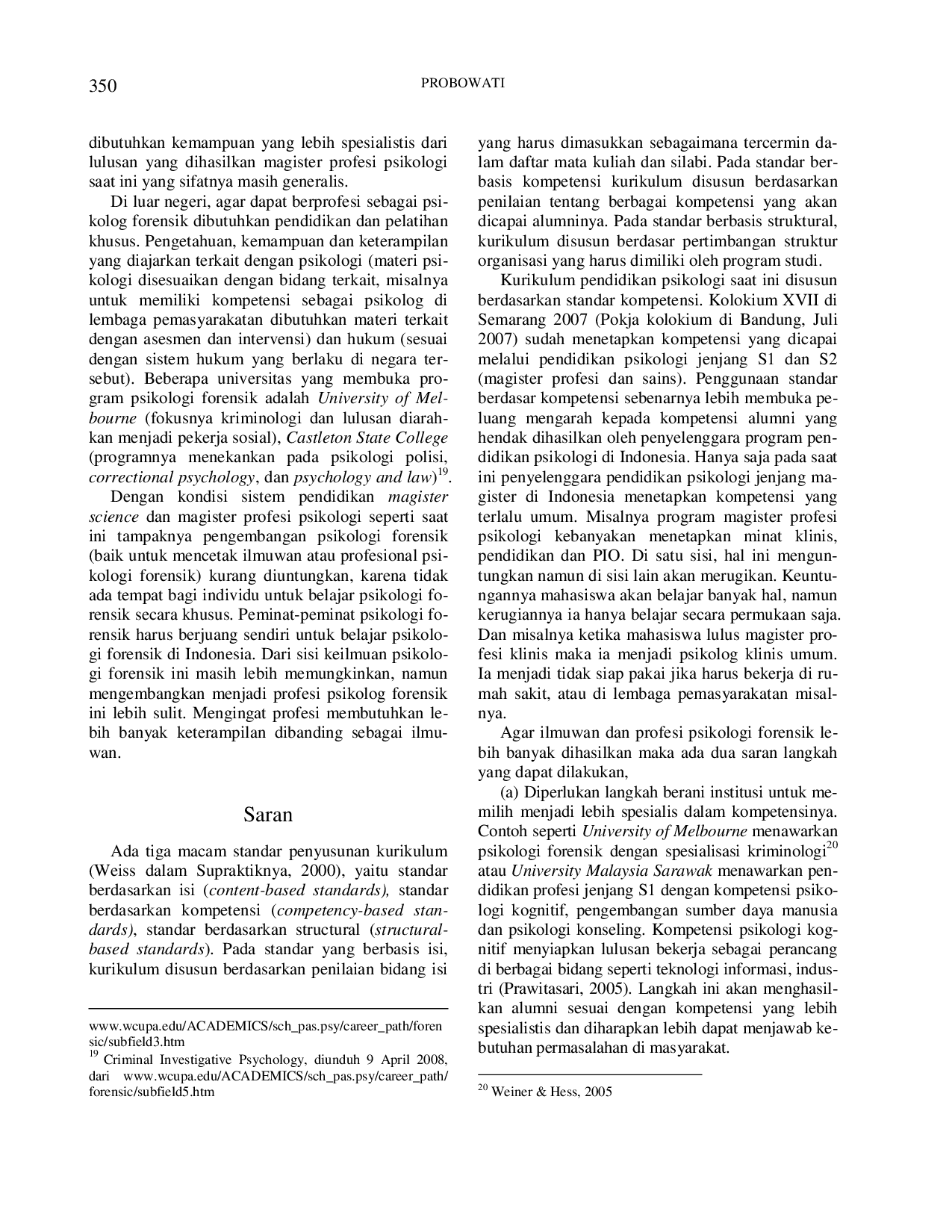 JURIS Psikologi Forensik Tantangan Psikolog sebagai Ilmuwan dan Profesional