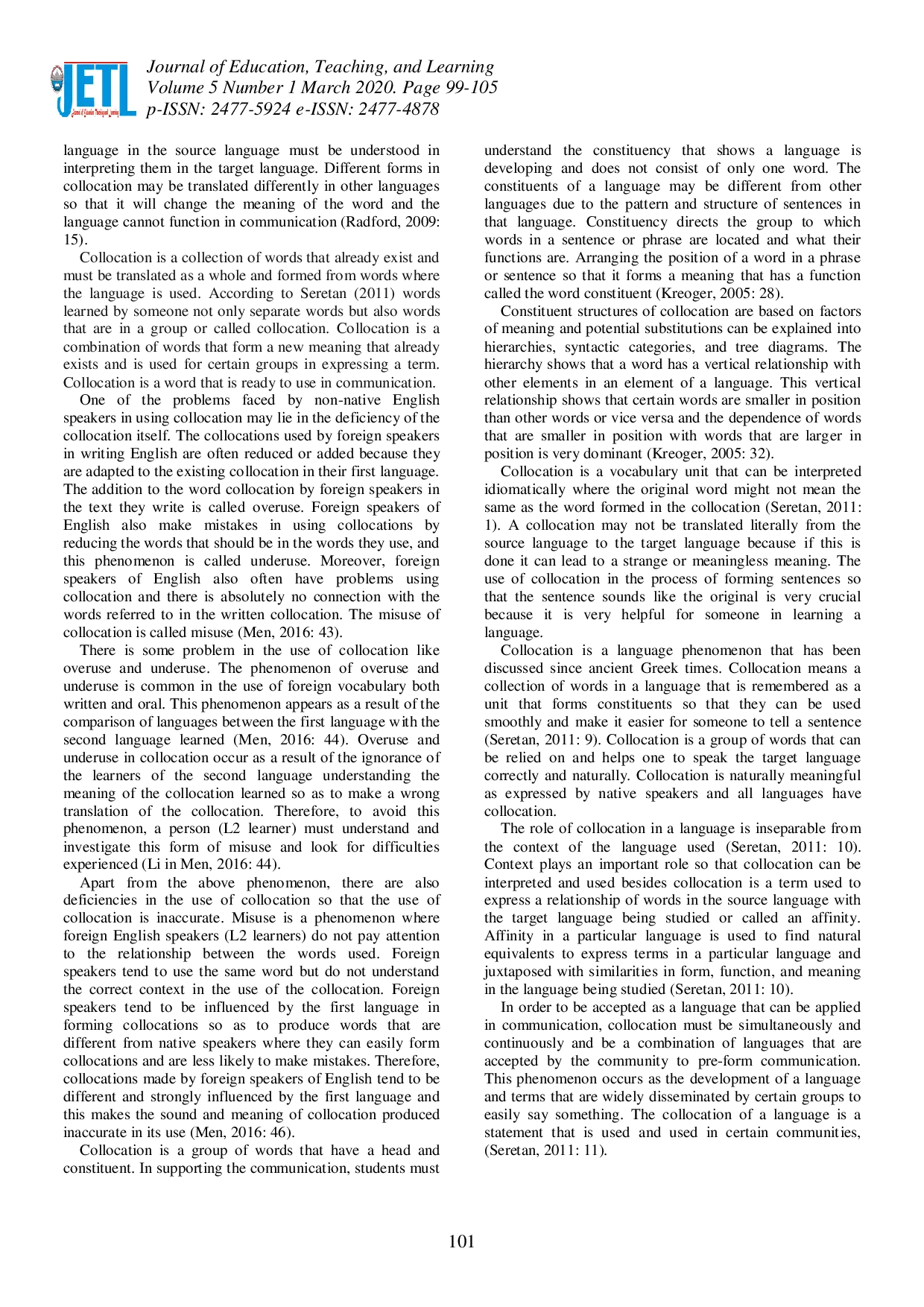 juris Accuracy of Using English Collocation in Writing Descriptive Texts at SMK Cahaya Harapan Students
