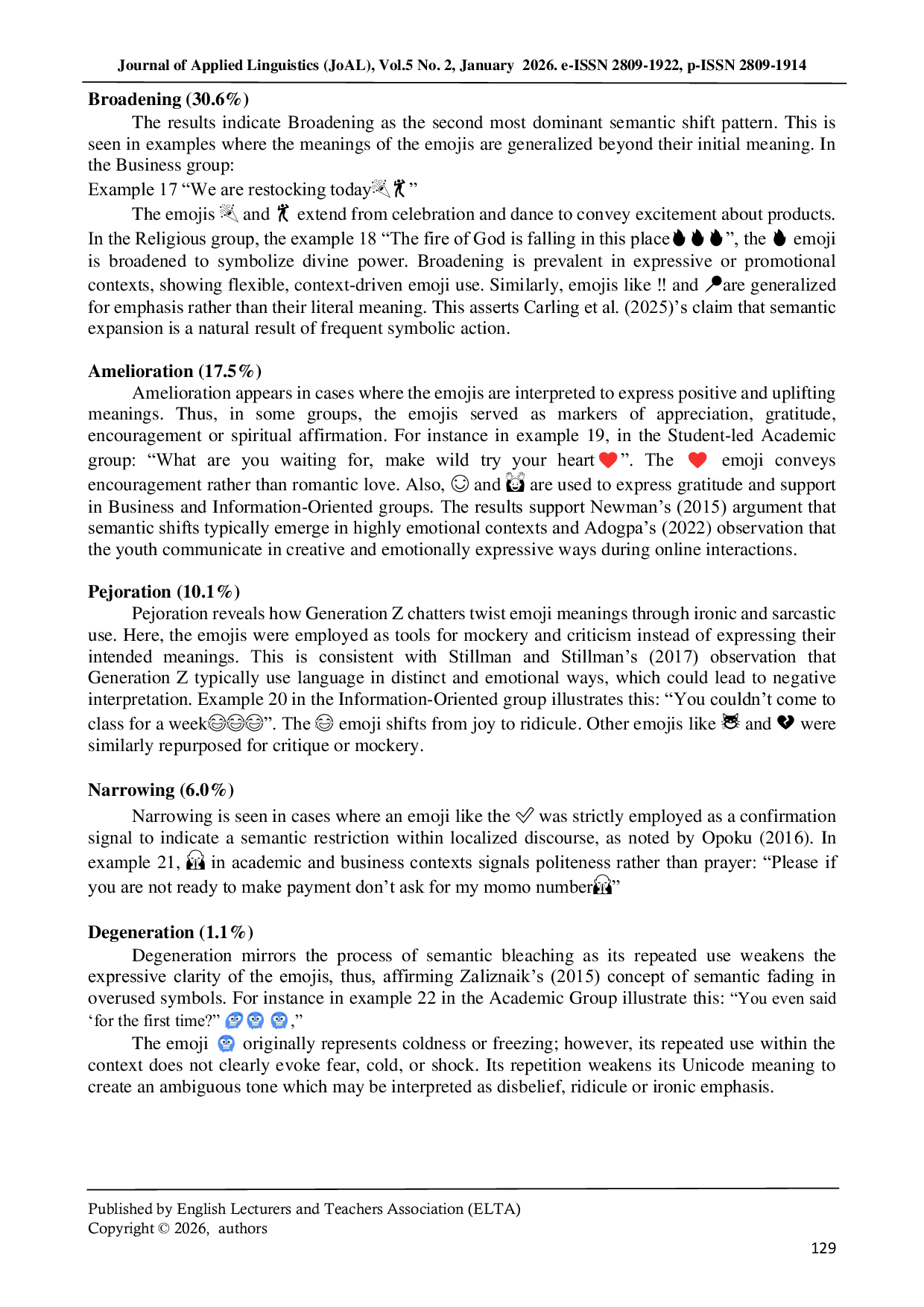 JURIS Semantic Shift in Emoji Usage Among Generation Z in WhatsApp Group Chats