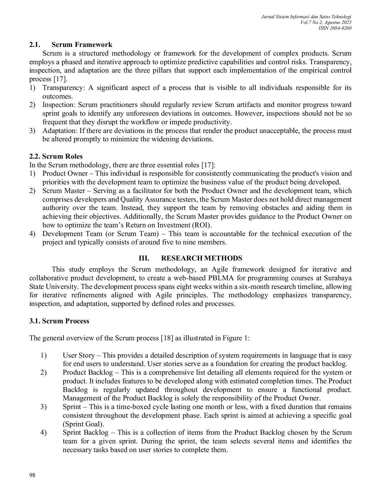 JURIS AGILE DEVELOPMENT OF A PROJECT BASED LEARNING MANAGEMENT APPLICATION A SCRUM DRIVEN STRATEGY TO ENHANCE EDUCATIONAL OUTCOMES