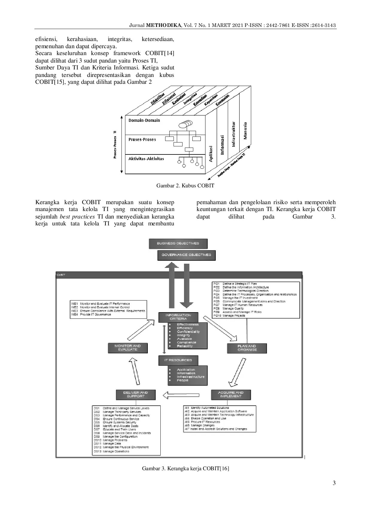 JURIS Audit Teknologi Informasi dengan COBIT pada Sistem Informasi Universitas Methodist Indonesia
