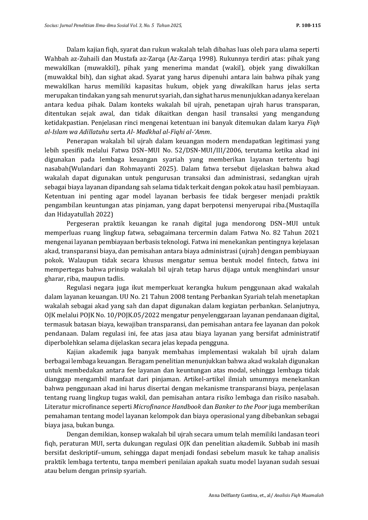 JURIS Analisis Fiqh Muamalah terhadap Praktik Pinjaman Kelompok di Platform Fintech Amartha dalam Perspektif Hukum Ekonomi Syariah