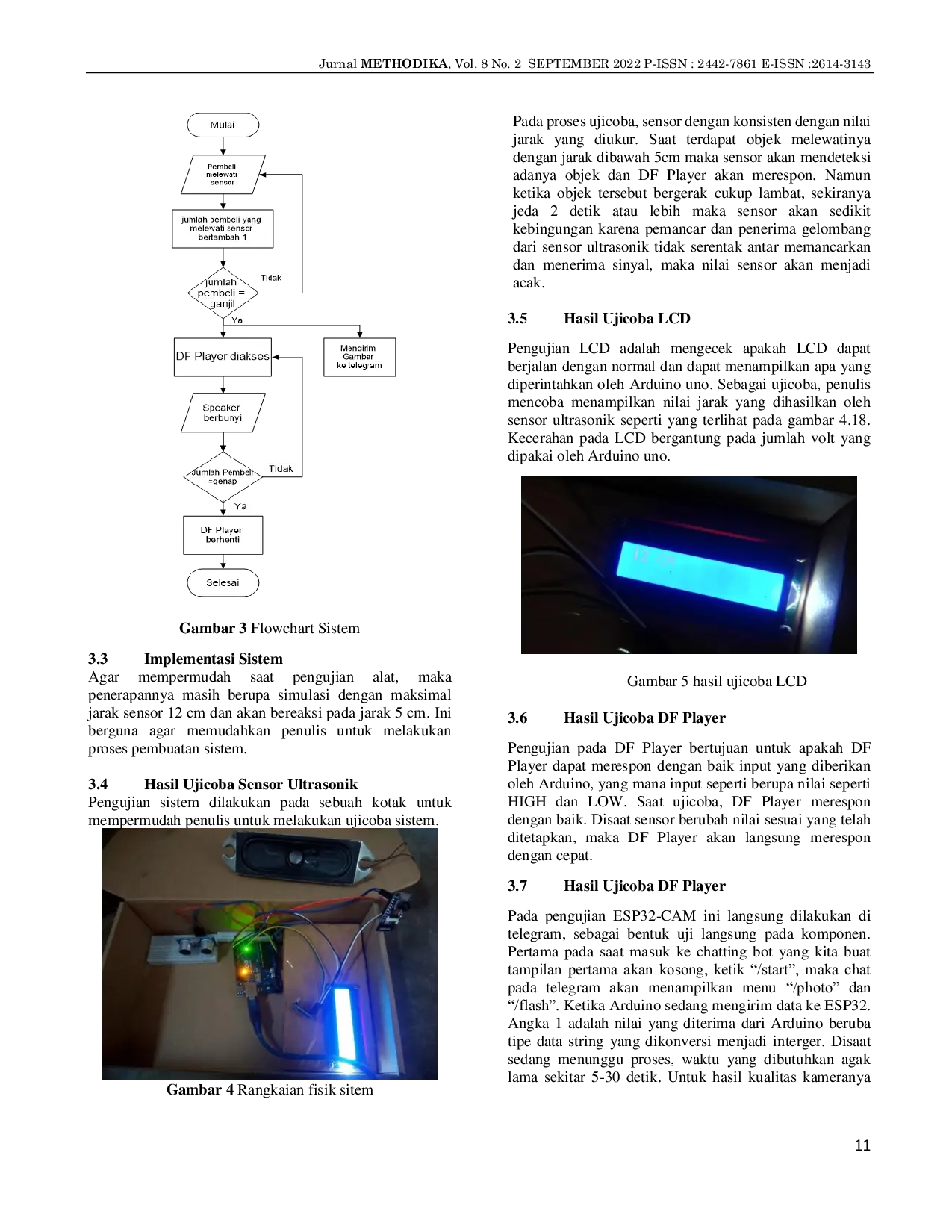 JURIS Rancangan Sistem Notifikasi Kedatangan Pembeli Dengan Suara Menggunakan Arduino
