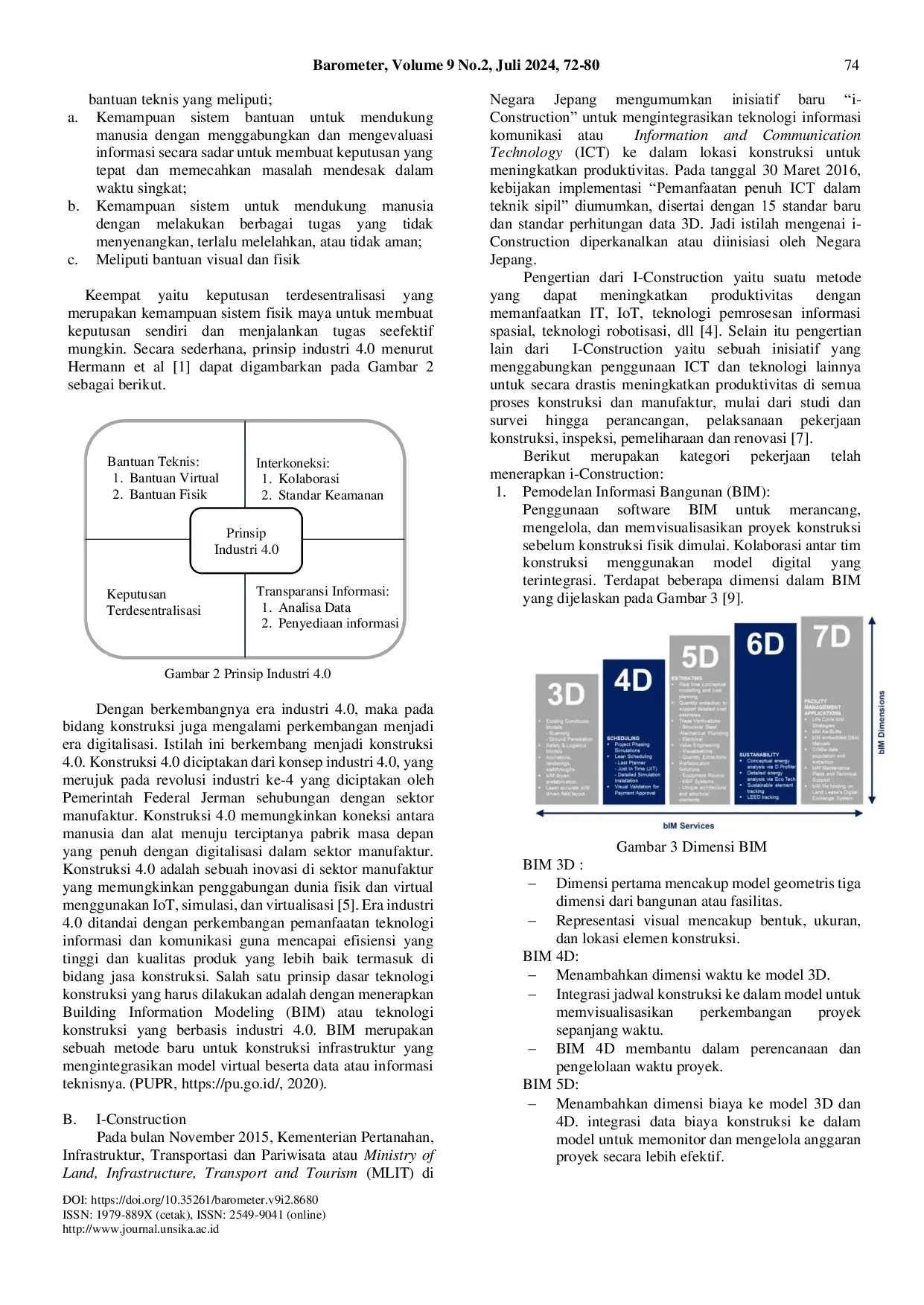 JURIS Kajian Perkembangan Penerapan I Construction Di Indonesia