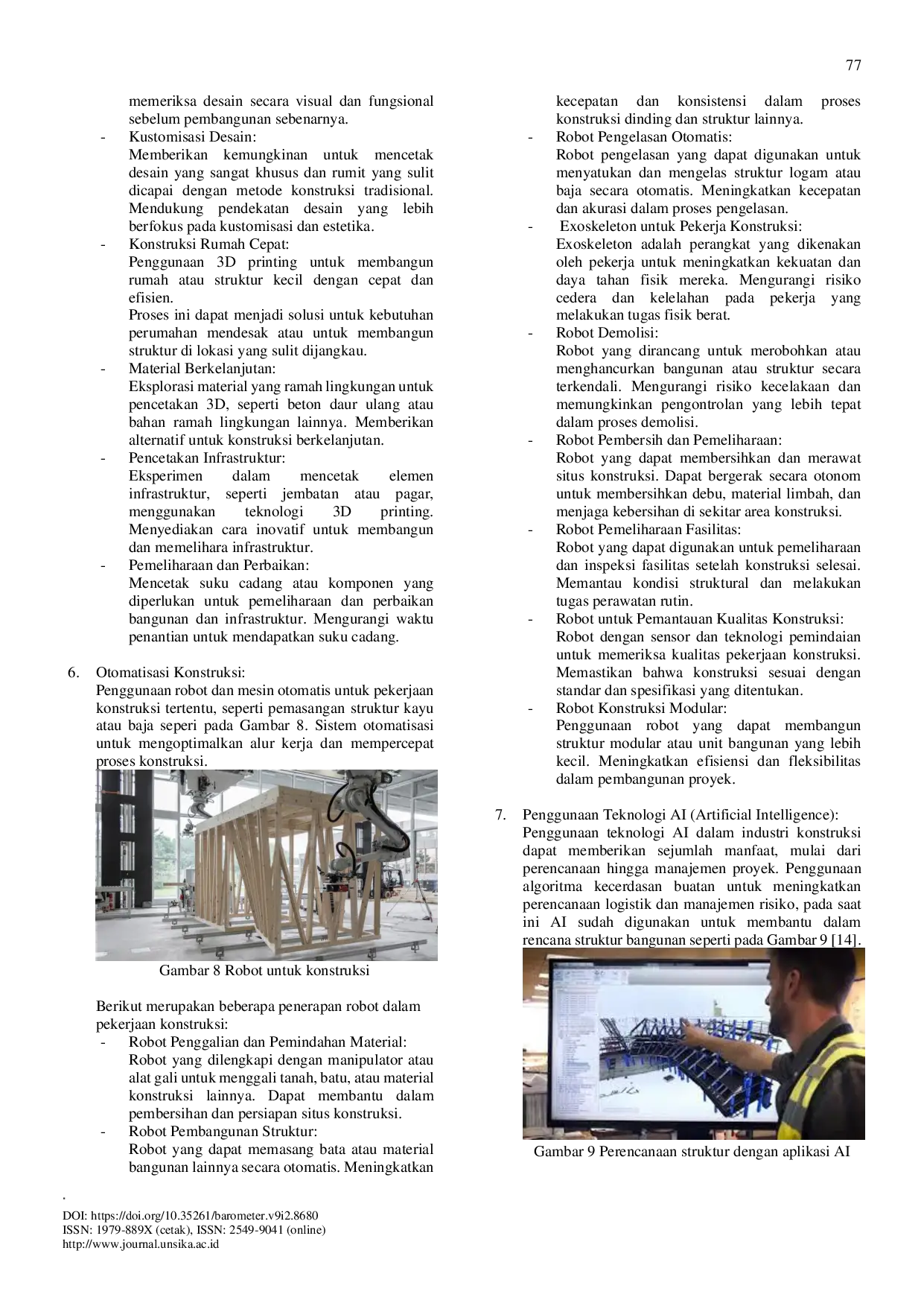 JURIS Kajian Perkembangan Penerapan I Construction Di Indonesia