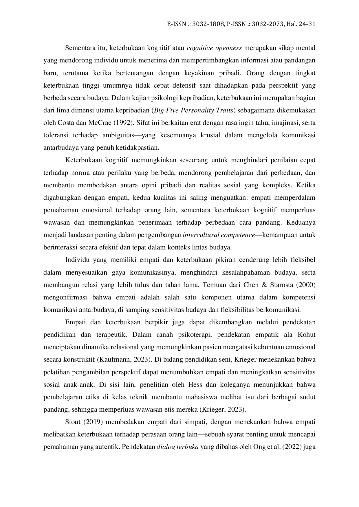 JURIS Komunikasi Budaya dalam Keberagaman Tinjauan Psikologis terhadap Dinamika Interaksi Antarbudaya