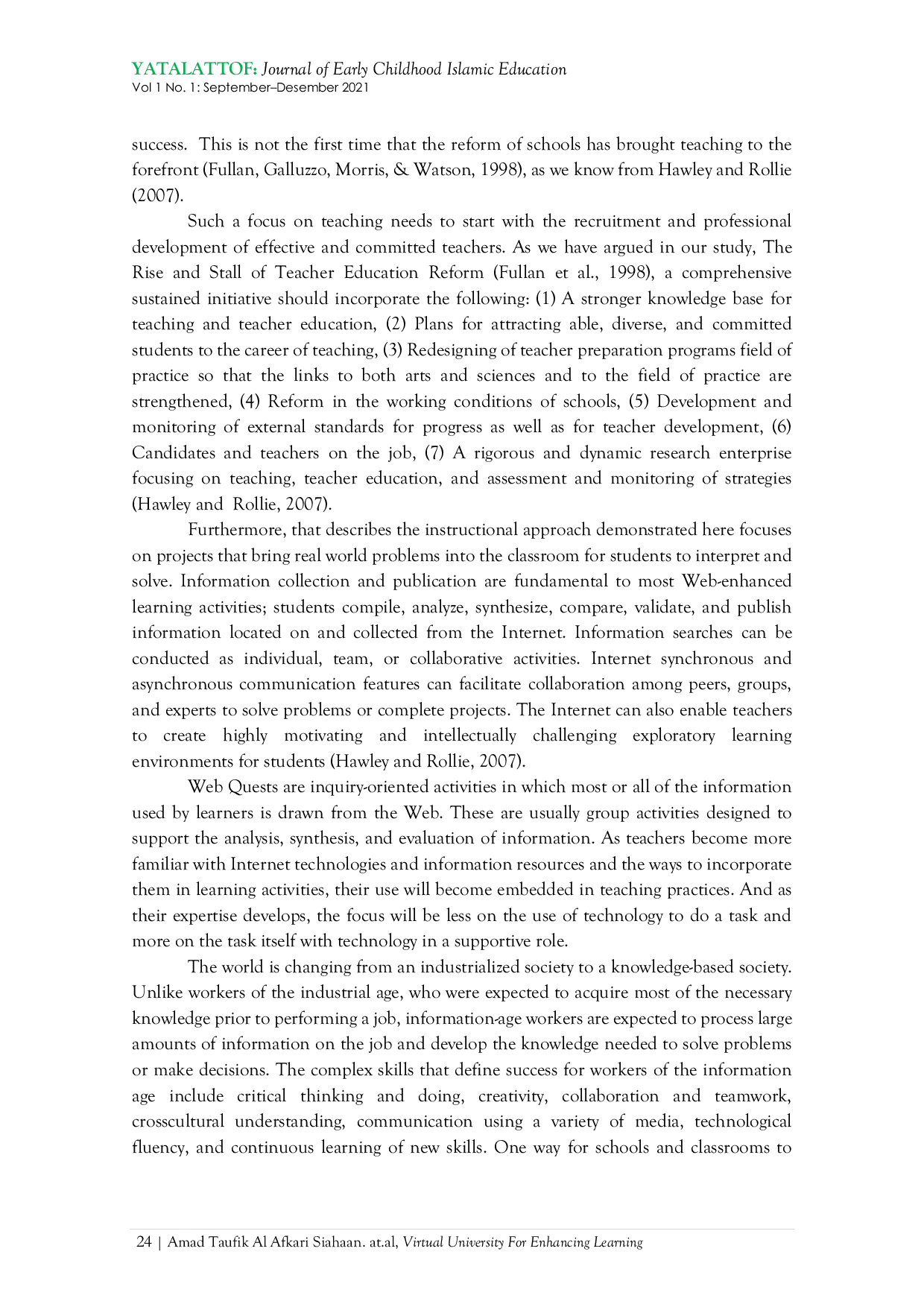 JURIS Virtual University For Enhancing Learning