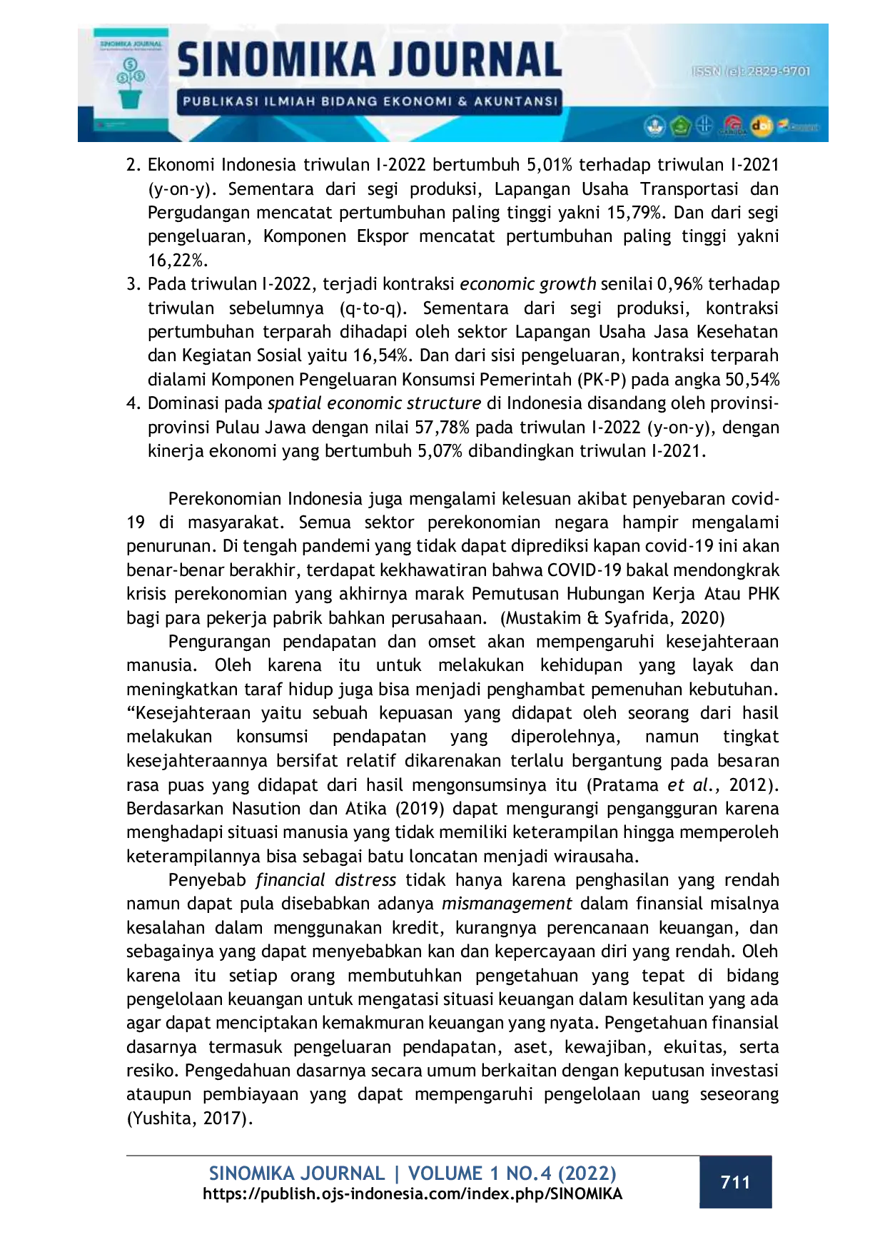 JURIS Pengaruh Faktor Keuangan Mahasiswa Madiun Terhadap Keputusan Menabung Dimasa Pandemi