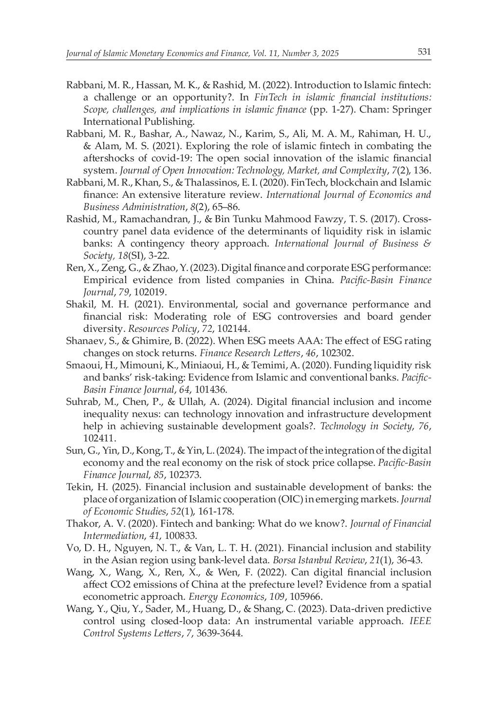 JURIS Does Digital Financial Inclusion Impact ESG Performance in Islamic and Conventional Financial Institutions A Global Evidence