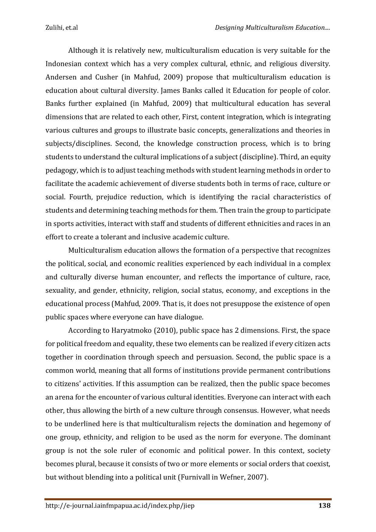JURIS Designing Multiculturalism Education According to the Qur an and Its Relevance in the Context of Indonesia