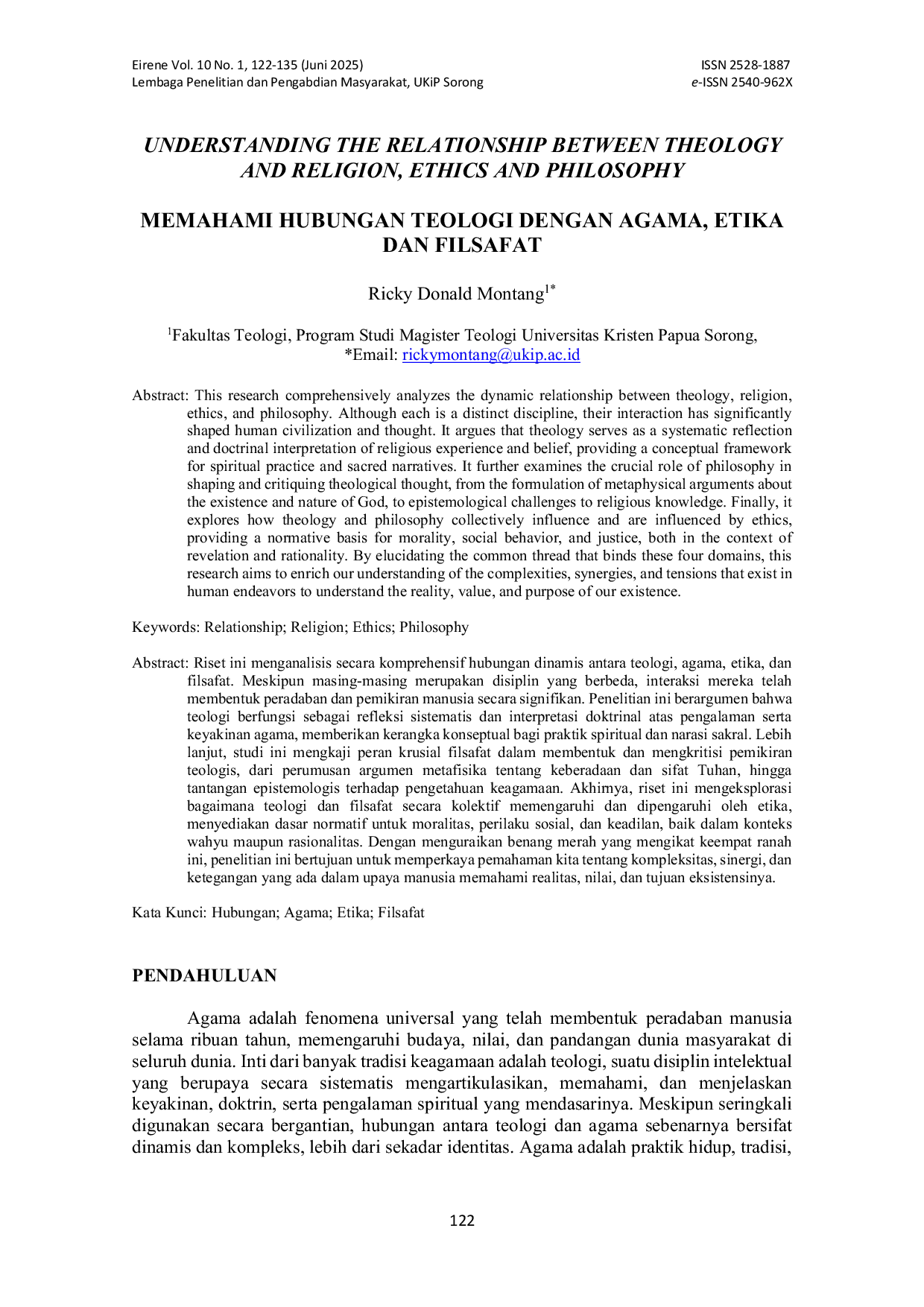 JURIS Memahami Hubungan Teologi Dengan Agama Etika Dan Filsafat