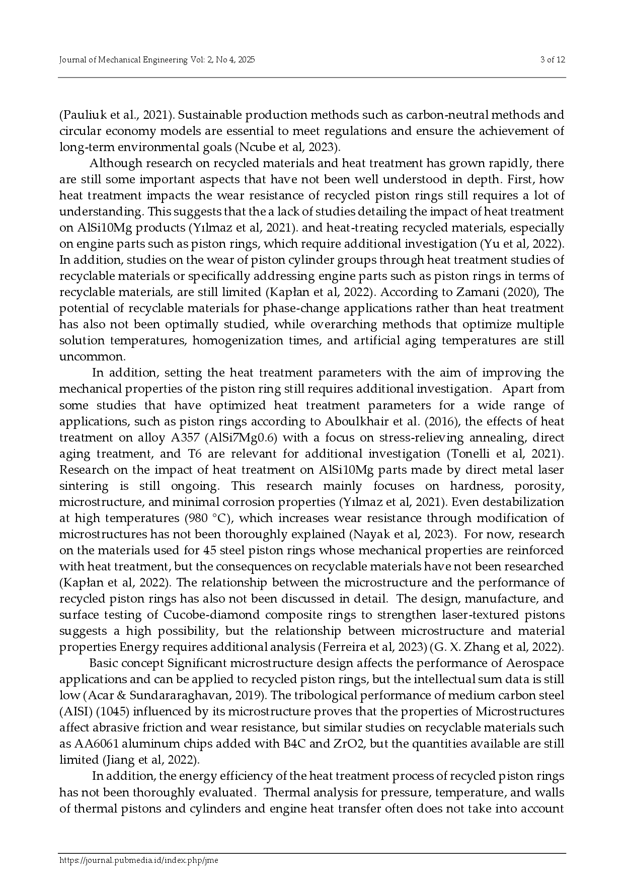 juris Circular Strategy Through Heat Treatment of Recycled Piston Rings for the Sustainability of the Automotive Economy