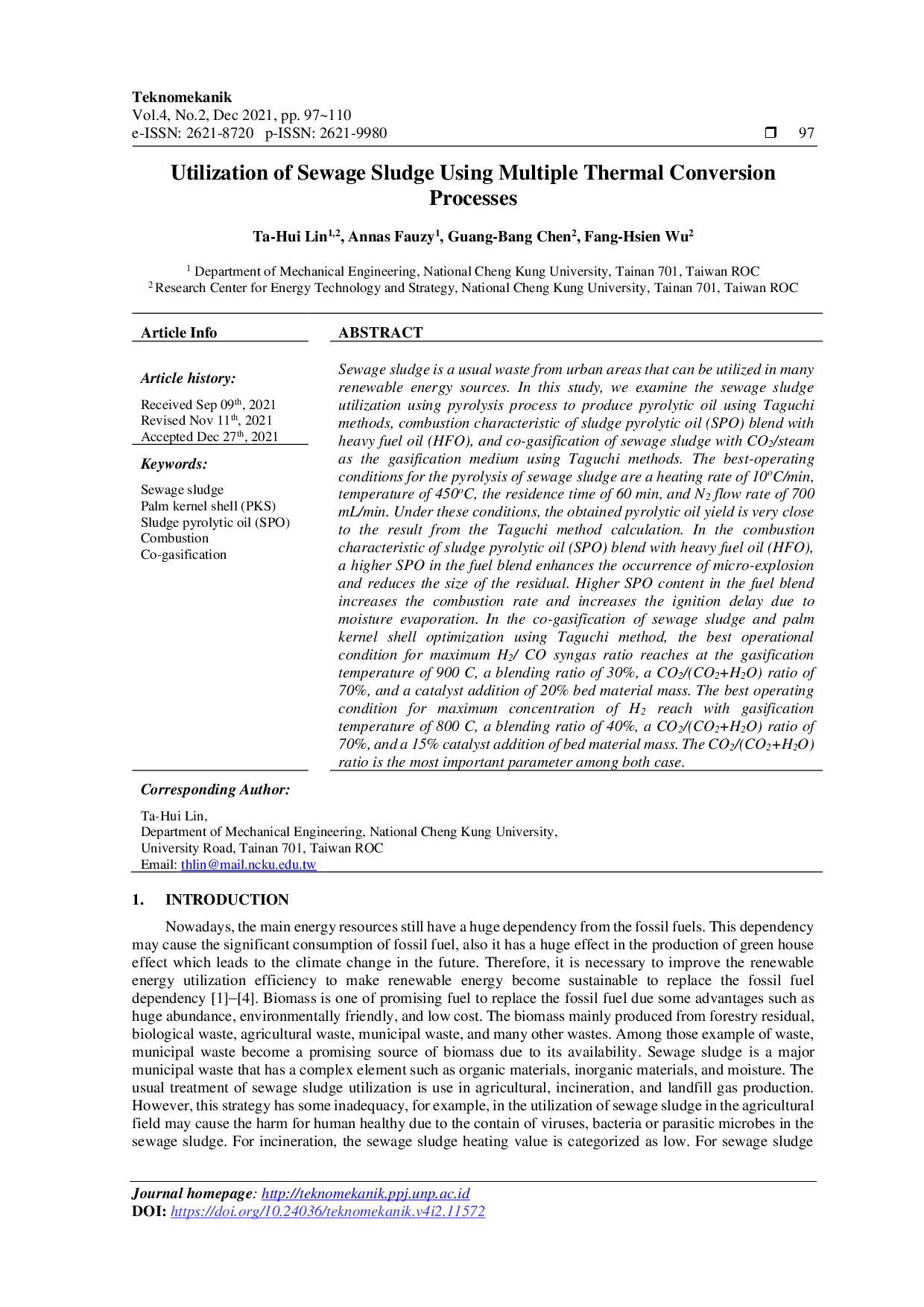 juris Utilization of Sewage Sludge Using Multiple Thermal Conversion Processes