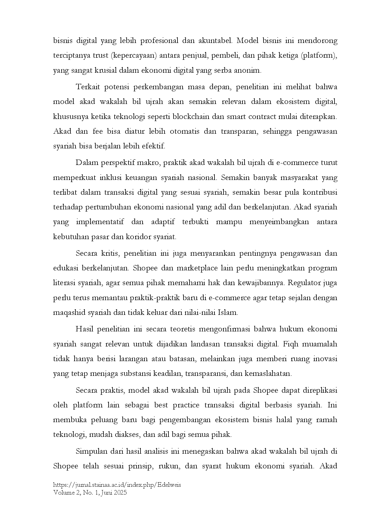 juris Analisis Penerapan Akad Wakalah Bil Ujrah Dalam Transaksi E Commerce Shopee Tinjauan Hukum Ekonomi Syariah