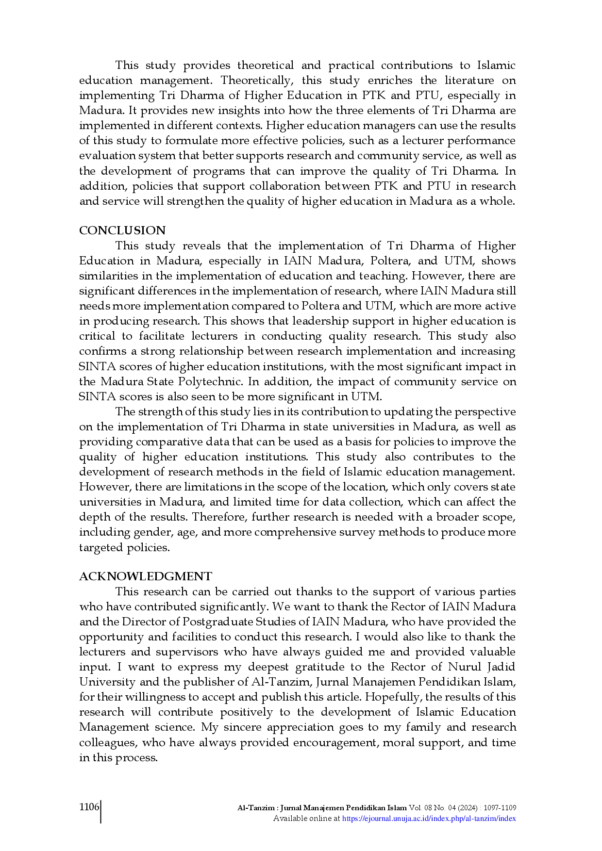 juris Bridging the Gap Improving Lecturer Adherence to the Tri Dharma of Higher Education through Performance Monitoring