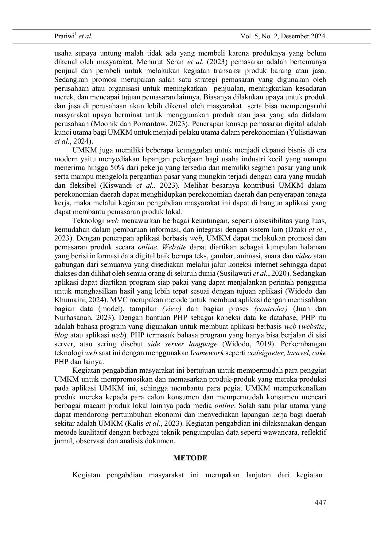 JURIS Aplikasi UMKM Sebagai Strategi Pemasaran Media Promosi Produk Lokal di Kota Dumai