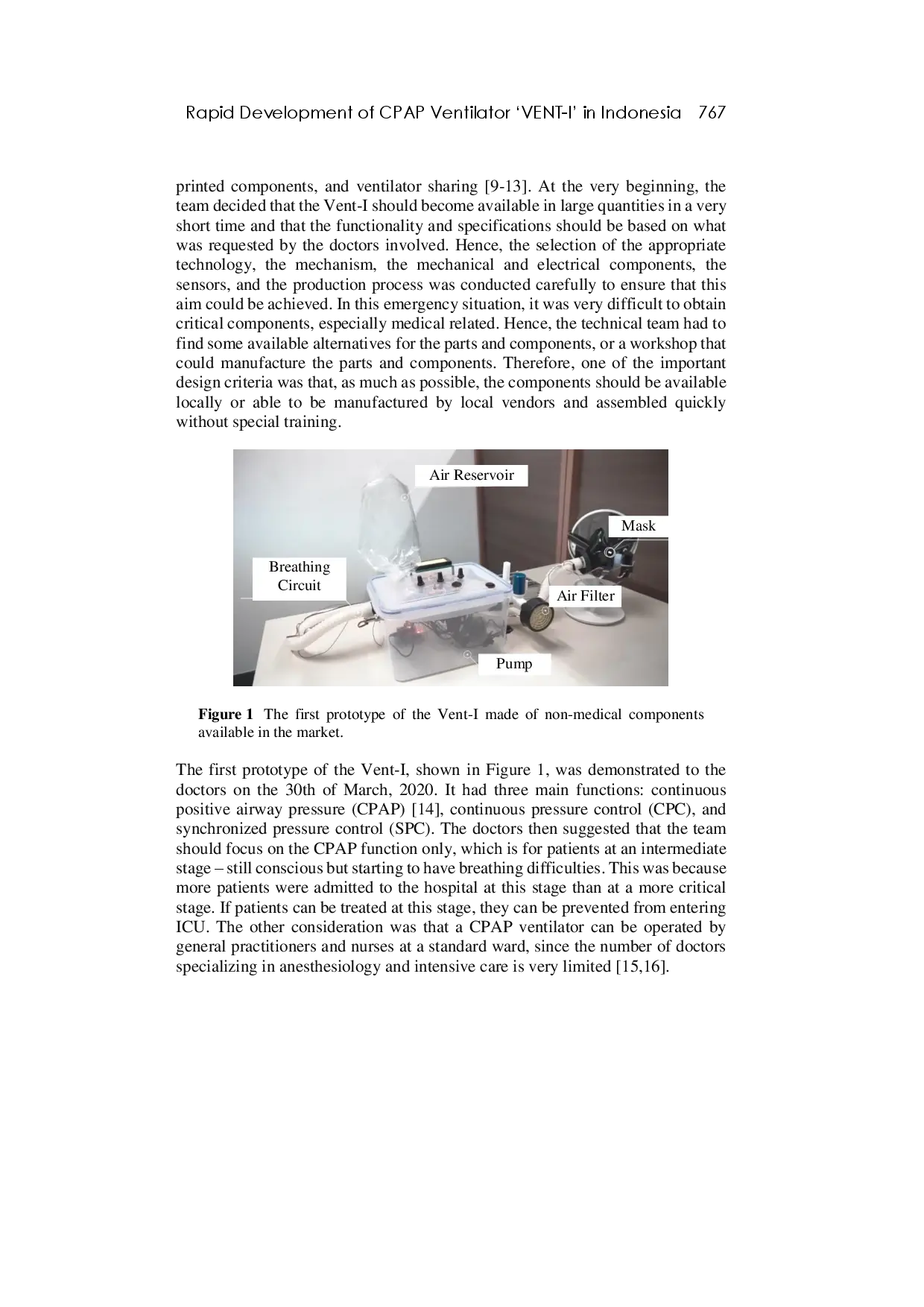 juris Lessons Learned from Rapid Development of CPAP Ventilator Vent I during Covid 19 Pandemic in Indonesia