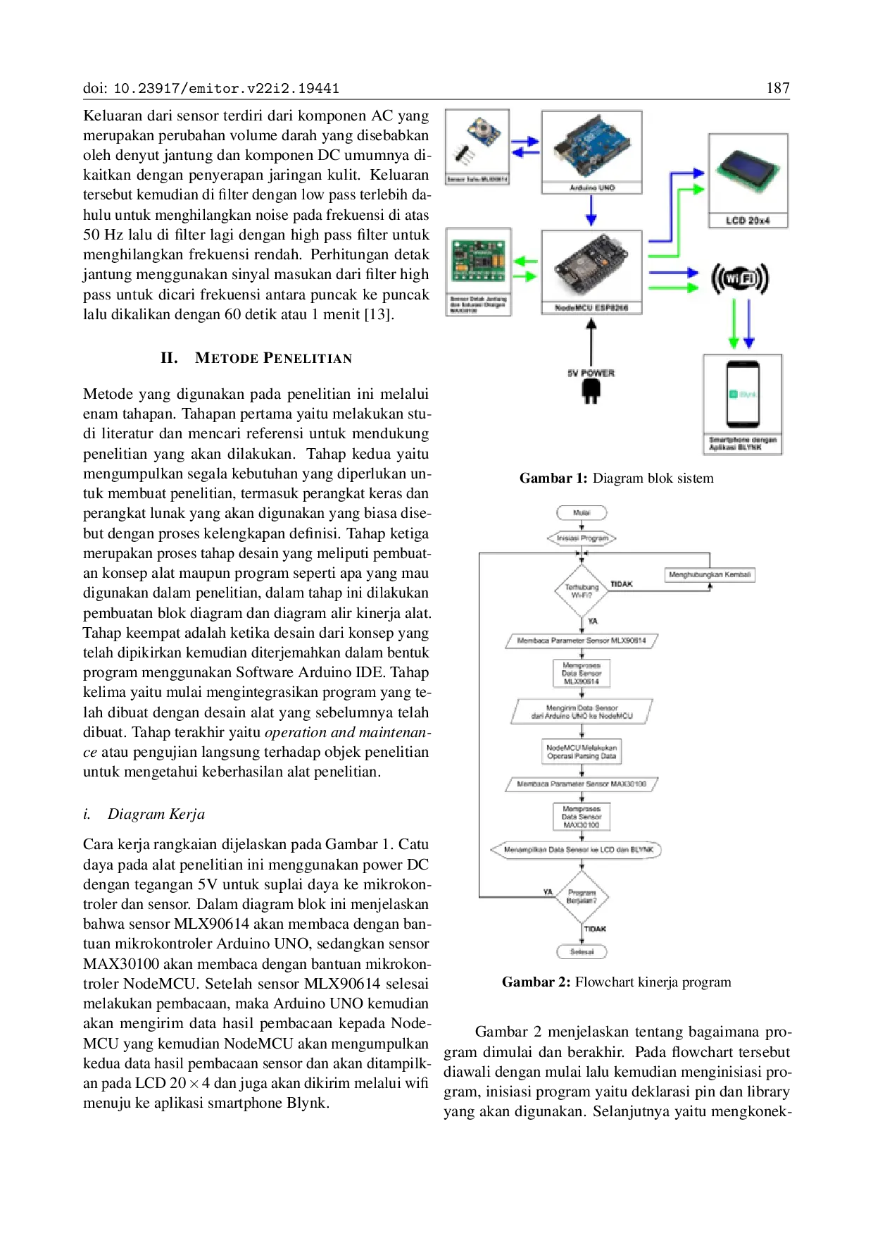 JURIS Prototipe Detektor Gejala COVID 19 Berbasis IoT