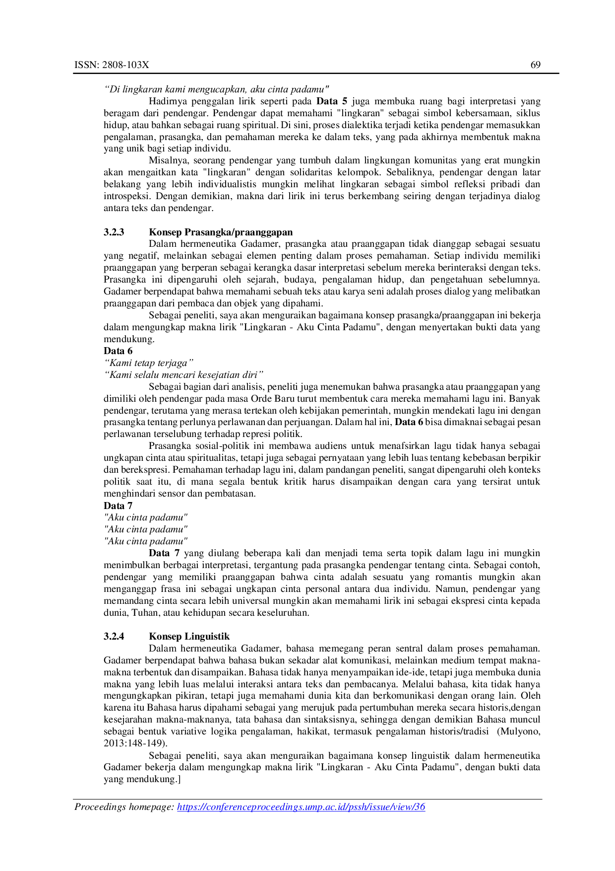 JURIS Analisis Lirik Lagu Lingkaran Aku Cinta Padamu Karya Iwan Fals dan Sawung Jabo Perspektif Hermeneutika Gadamer