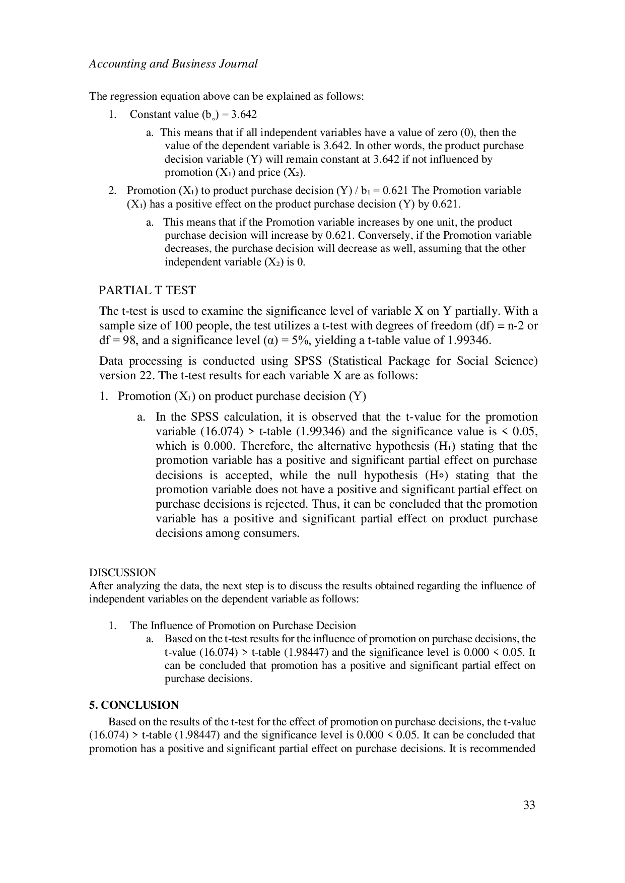 JURIS The influence of promotion on consumer purchasing decisions to increase the income of paint shops in Medan