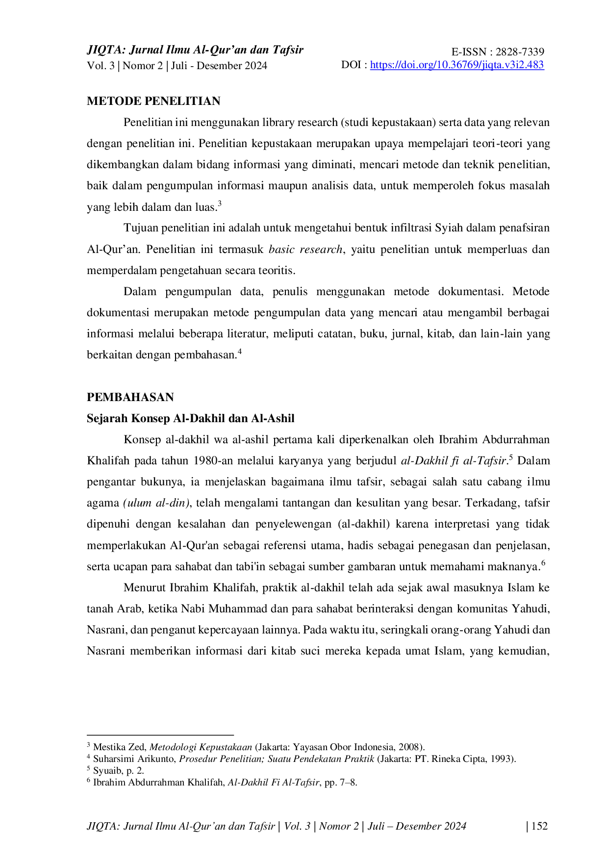 JURIS Tinjauan Kritis Terhadap Konsep Al Ashil dan Al Dakhil