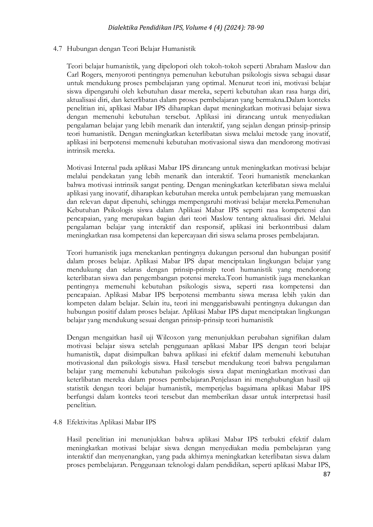 JURIS Pengaruh Media Pembelajaran Digital Aplikasi Mabar IPS Terhadap Motivasi Belajar Siswa Kelas VIII