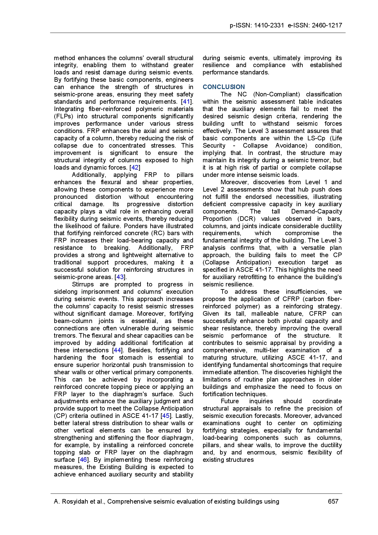 juris Comprehensive seismic evaluation of existing buildings using ASCE 41 17 standards