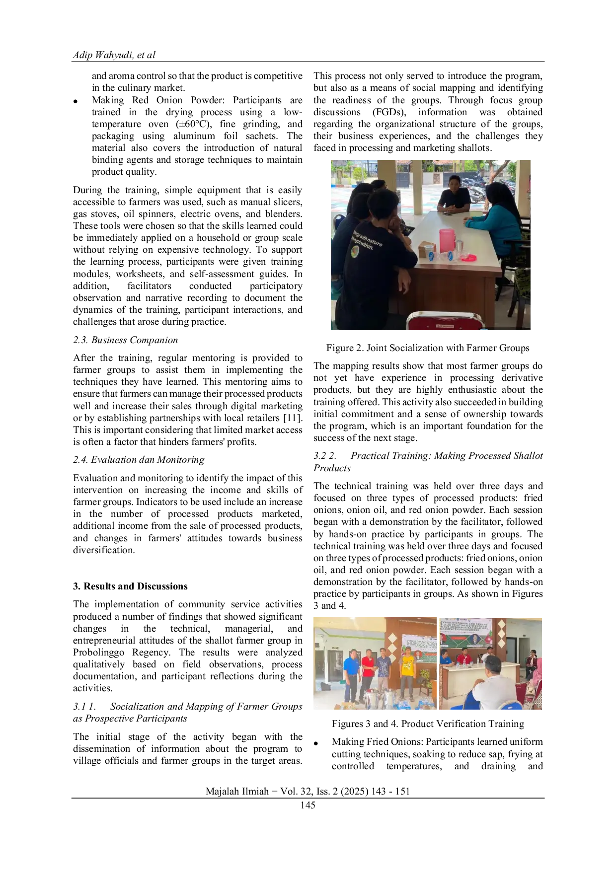 JURIS Seizing Opportunities The Transformation of the Shallot Farmers Group Towards Business Diversification in Probolinggo Regency