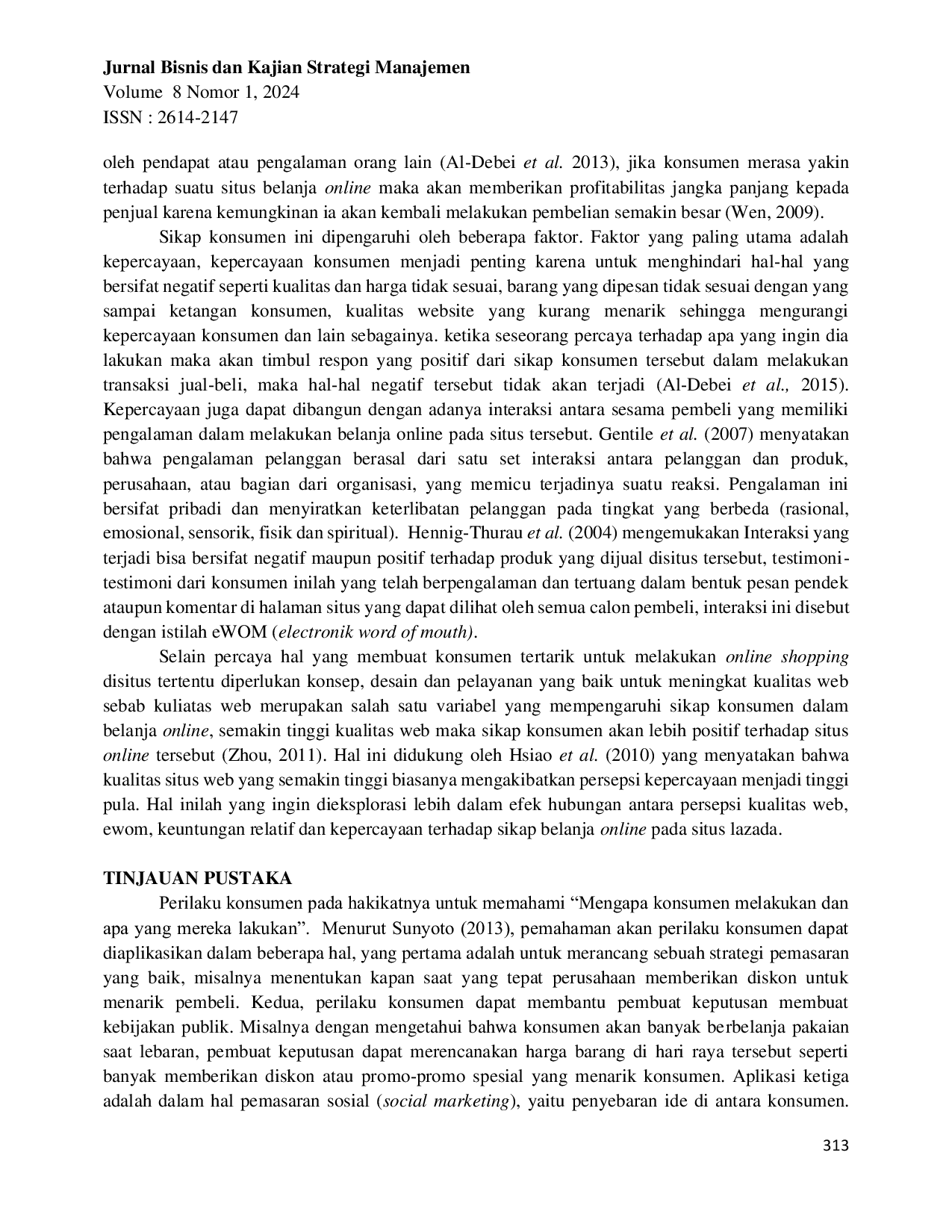 JURIS Sikap Dan Kepercayaan Mahasiswa Unmuha Terhadap Belanja Online Pada E Commerce Lazada